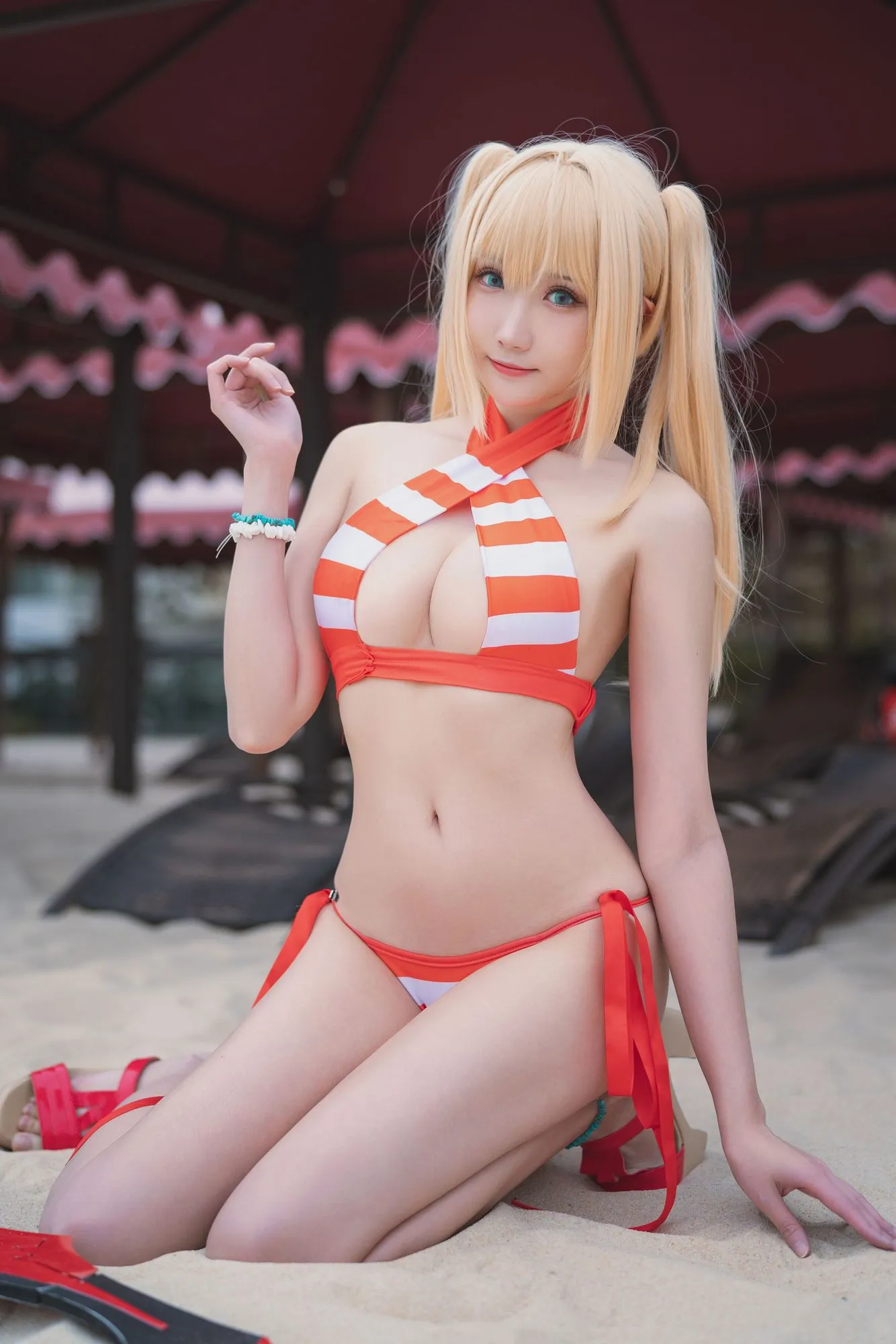 图片[3]-No.032-尼禄水着 [20P]-coswz-cos王者