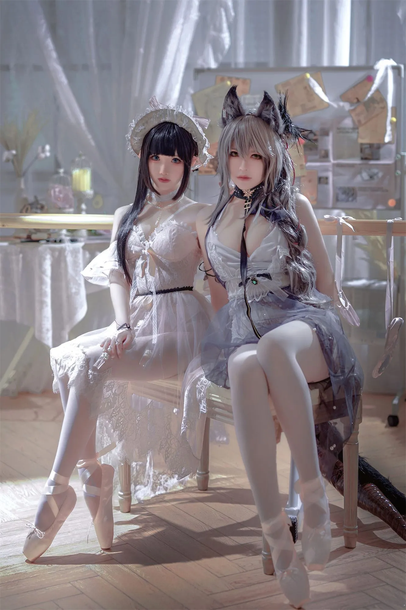 No.034-Arknights 黑x森蚺バレエ(&面饼仙儿) [56P]-图妖社