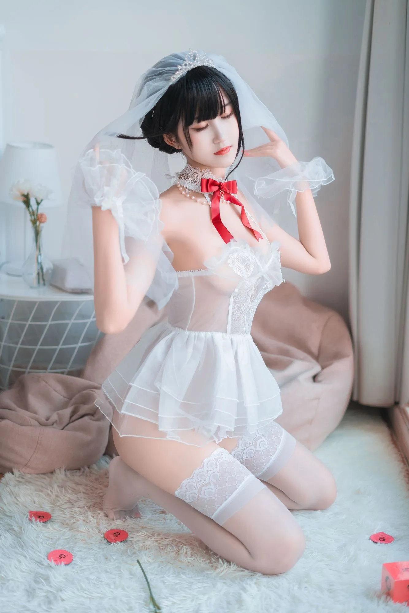图片[3]-No.042-婚纱孔雀翎 [24P]-coswz-cos王者