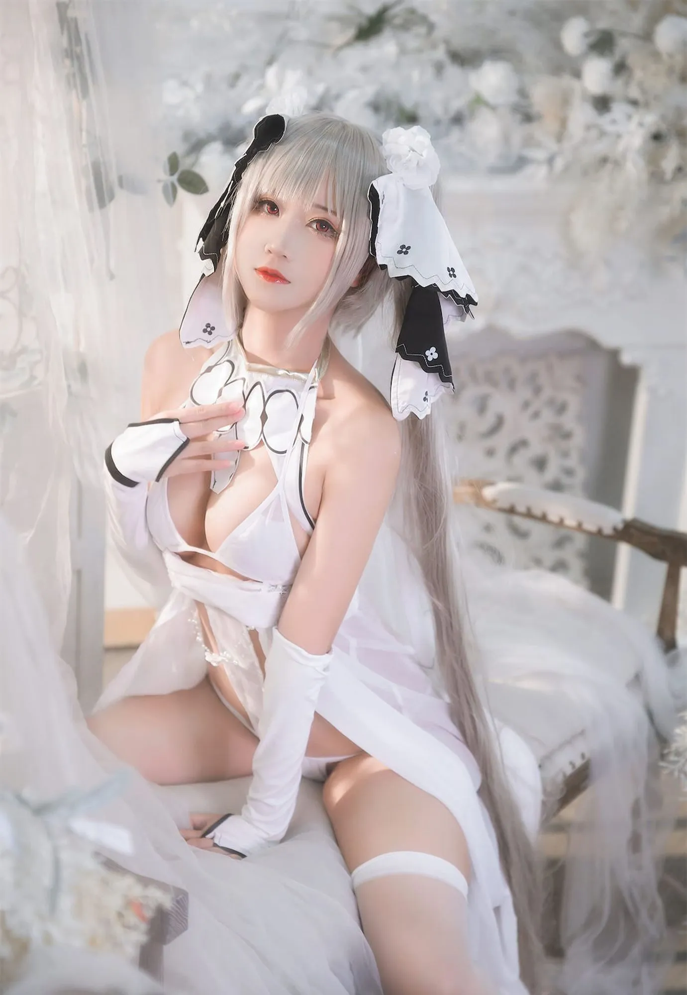 图片[3]-No.055-可畏白纱 [55P]-coswz-cos王者