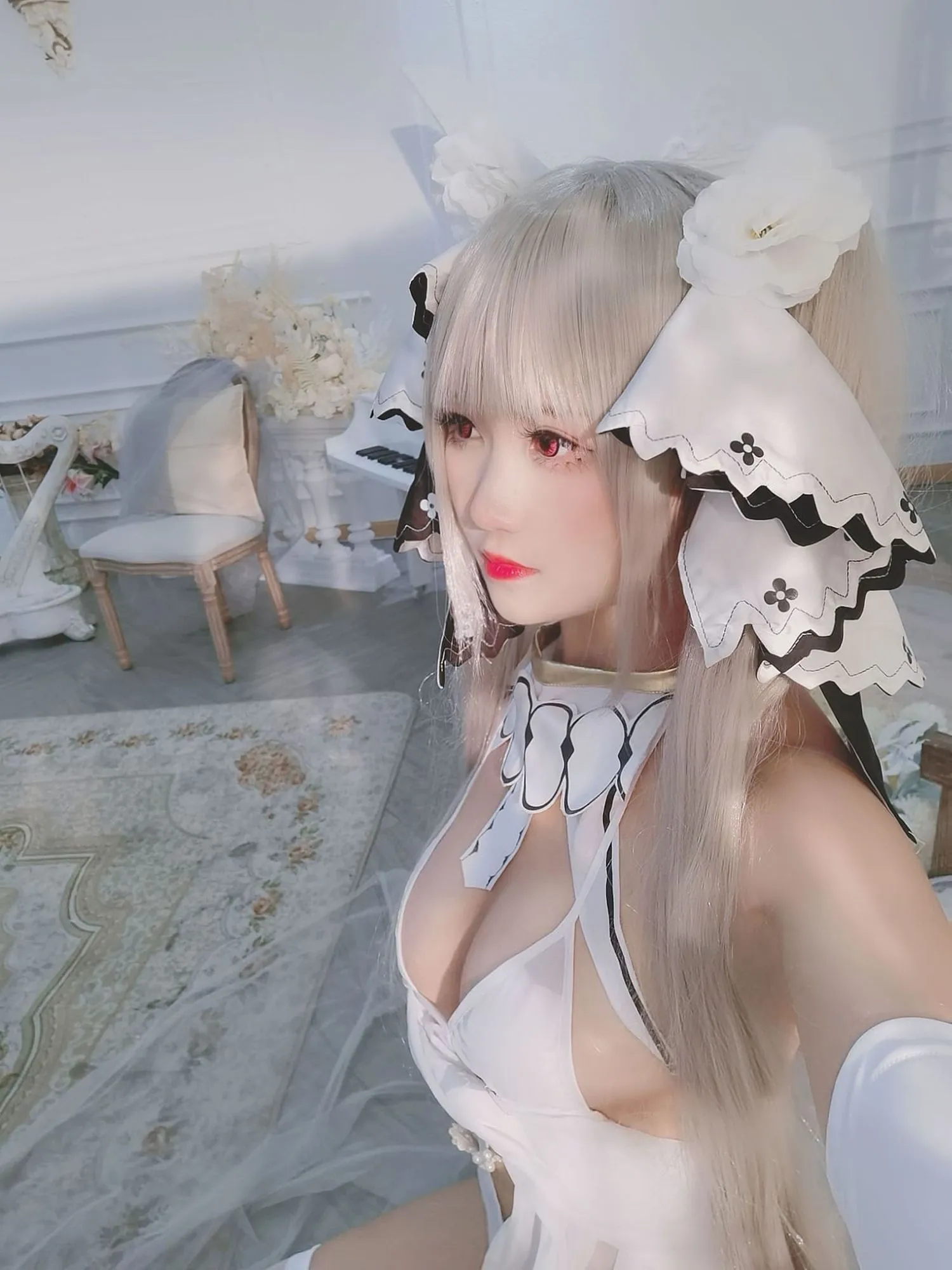 图片[4]-No.055-可畏白纱 [55P]-coswz-cos王者