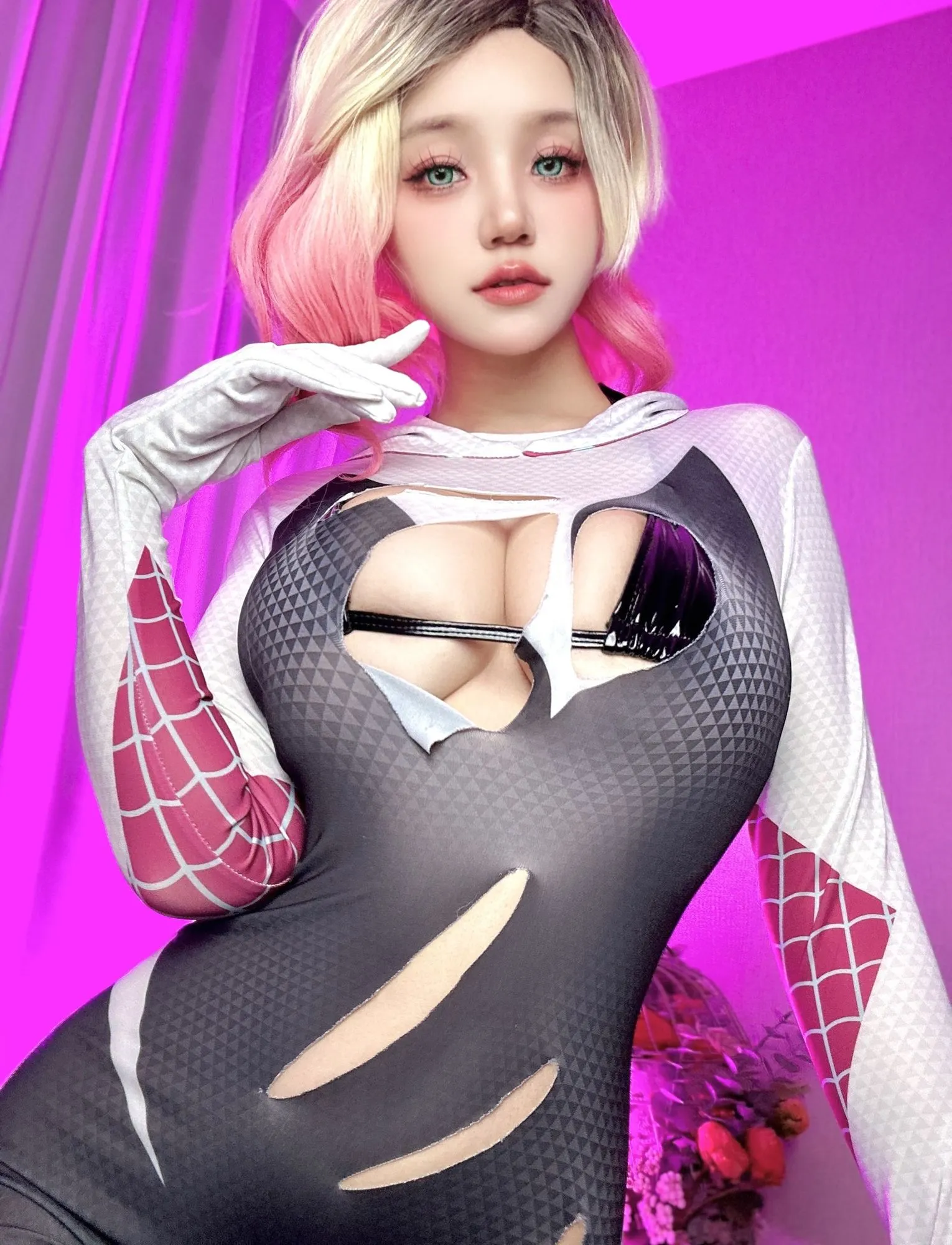 图片[4]-No.059 – Spider Gwen 蜘蛛格温 [20P 1V]-coswz-cos王者