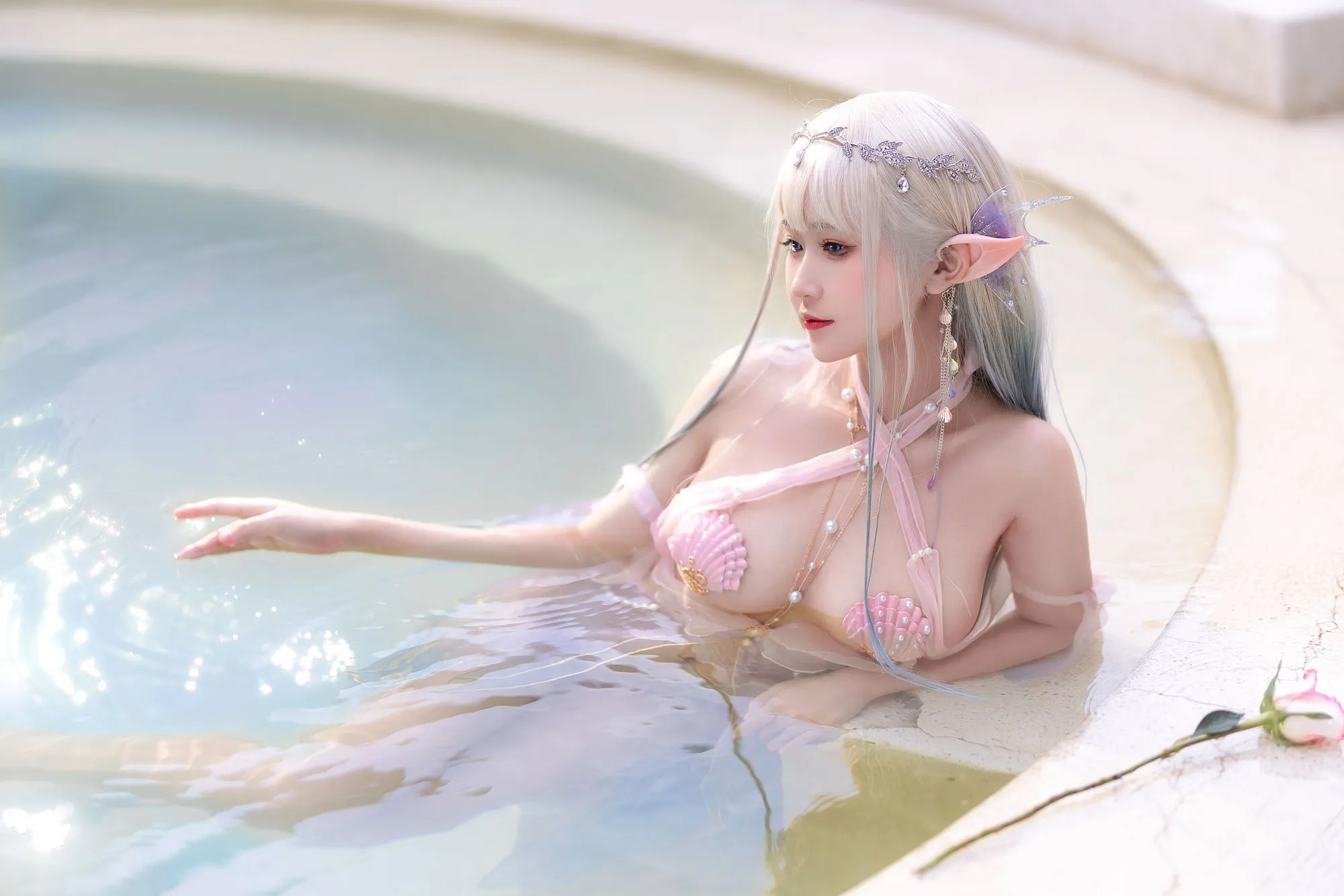 No.059-温泉美人鱼X贝壳 [40P 3V]-图妖社