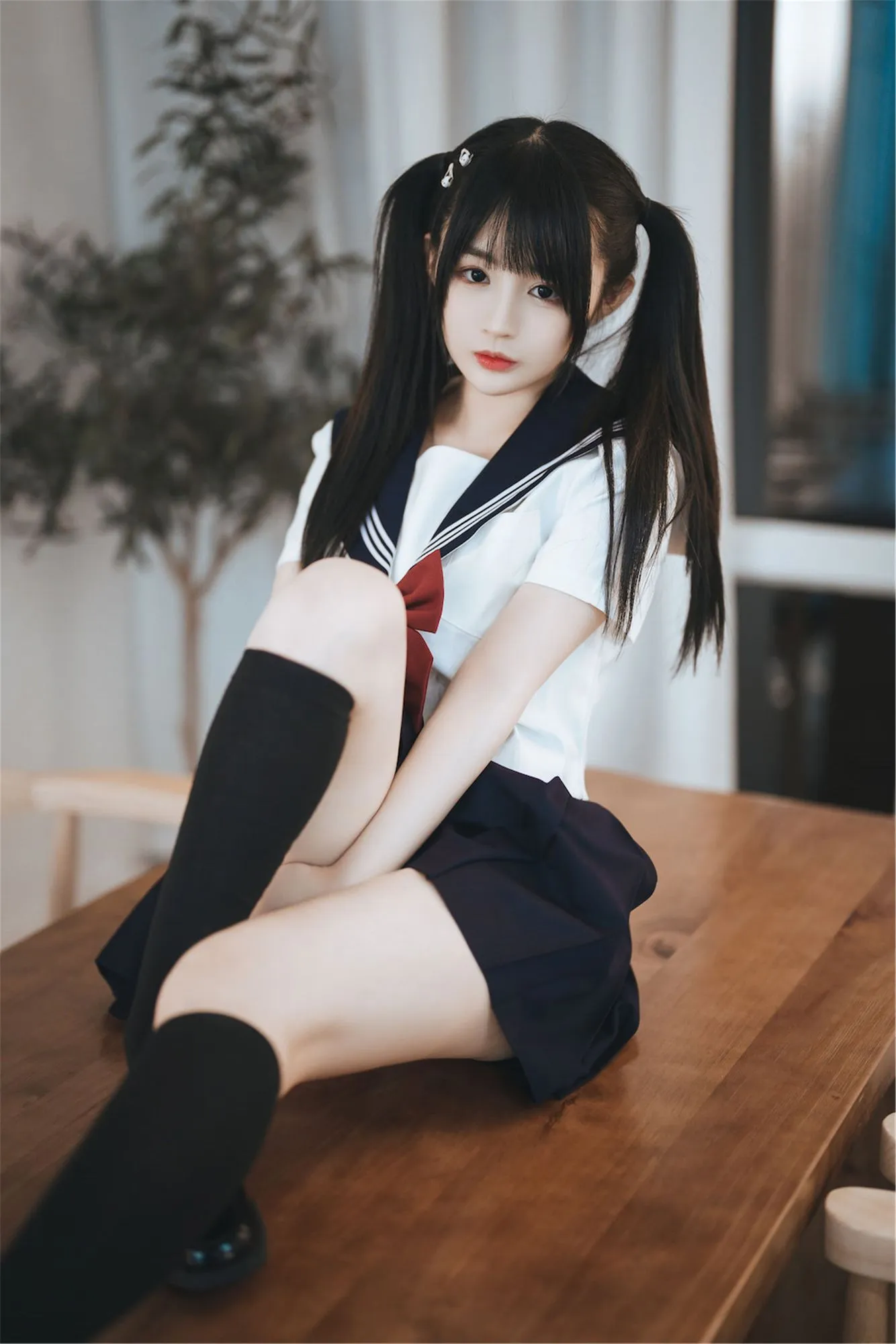 图片[3]-No.065-双马尾JK [65P]-coswz-cos王者