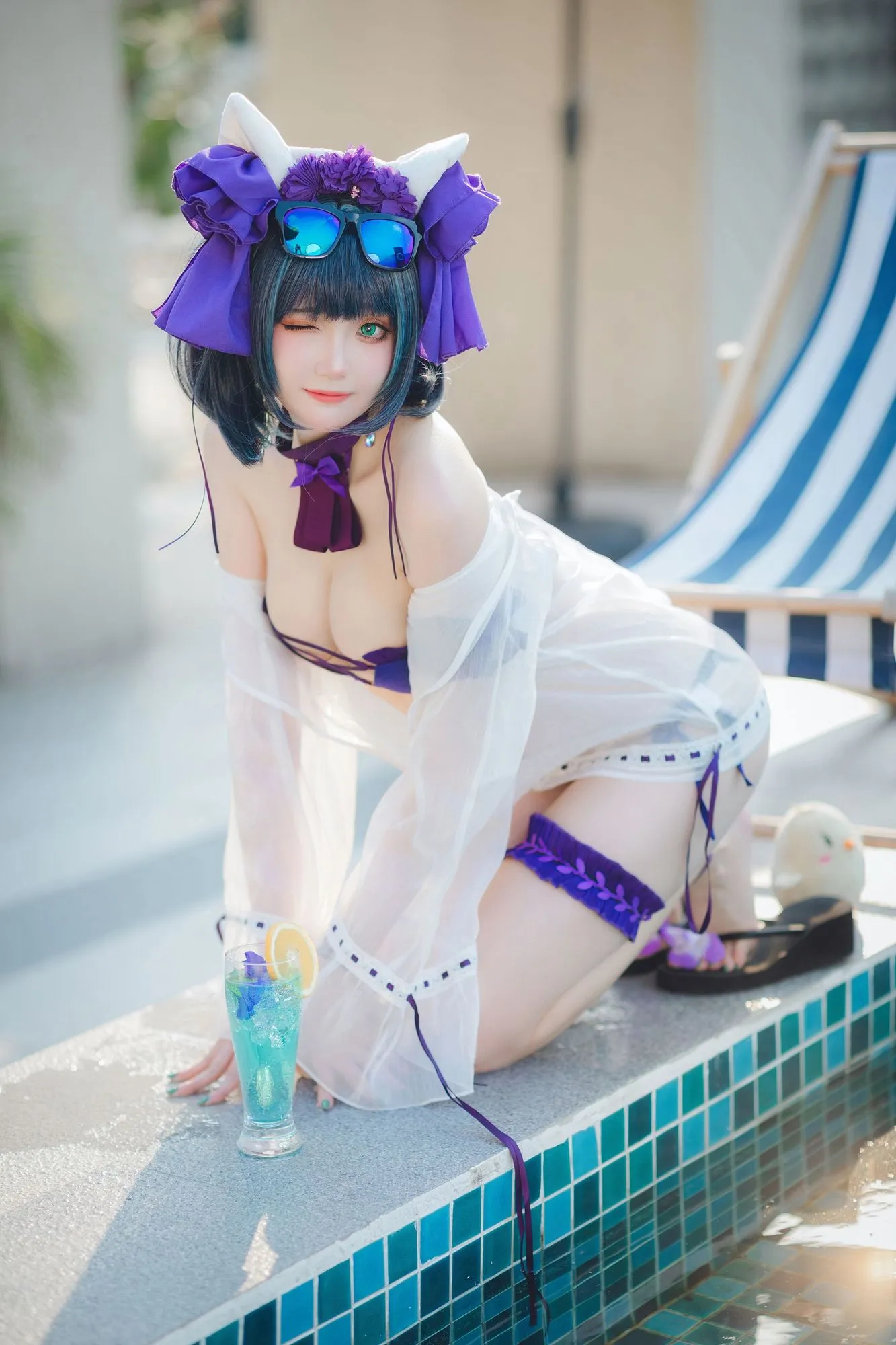 No.074-柴郡泳装 [32P]-图妖社