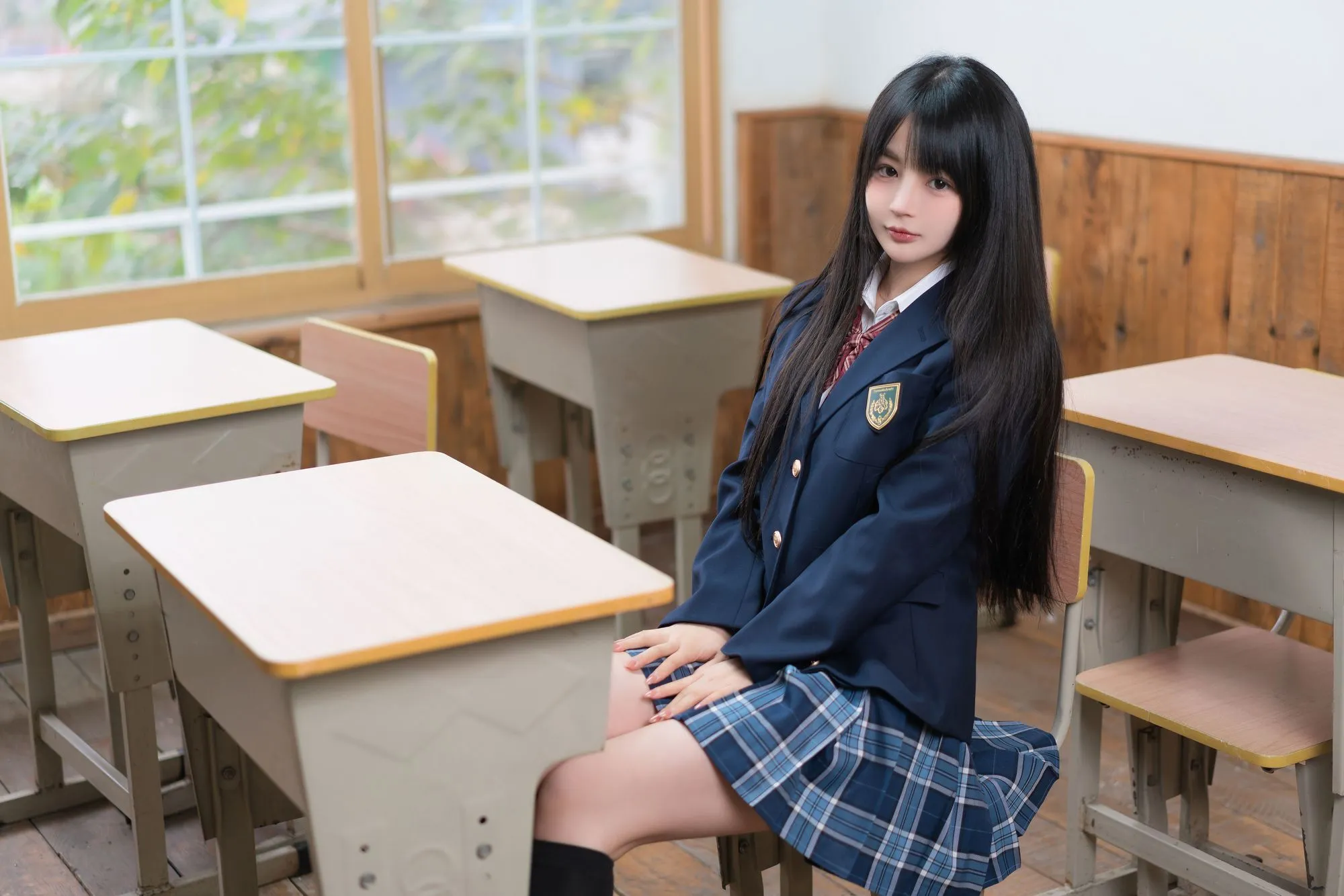 图片[2]-No.076-放课后JK [86P]-coswz-cos王者