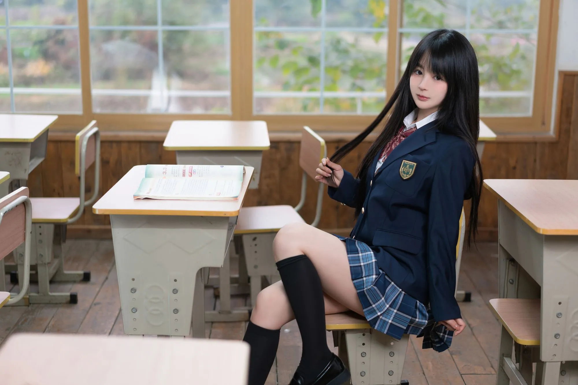 图片[3]-No.076-放课后JK [86P]-coswz-cos王者