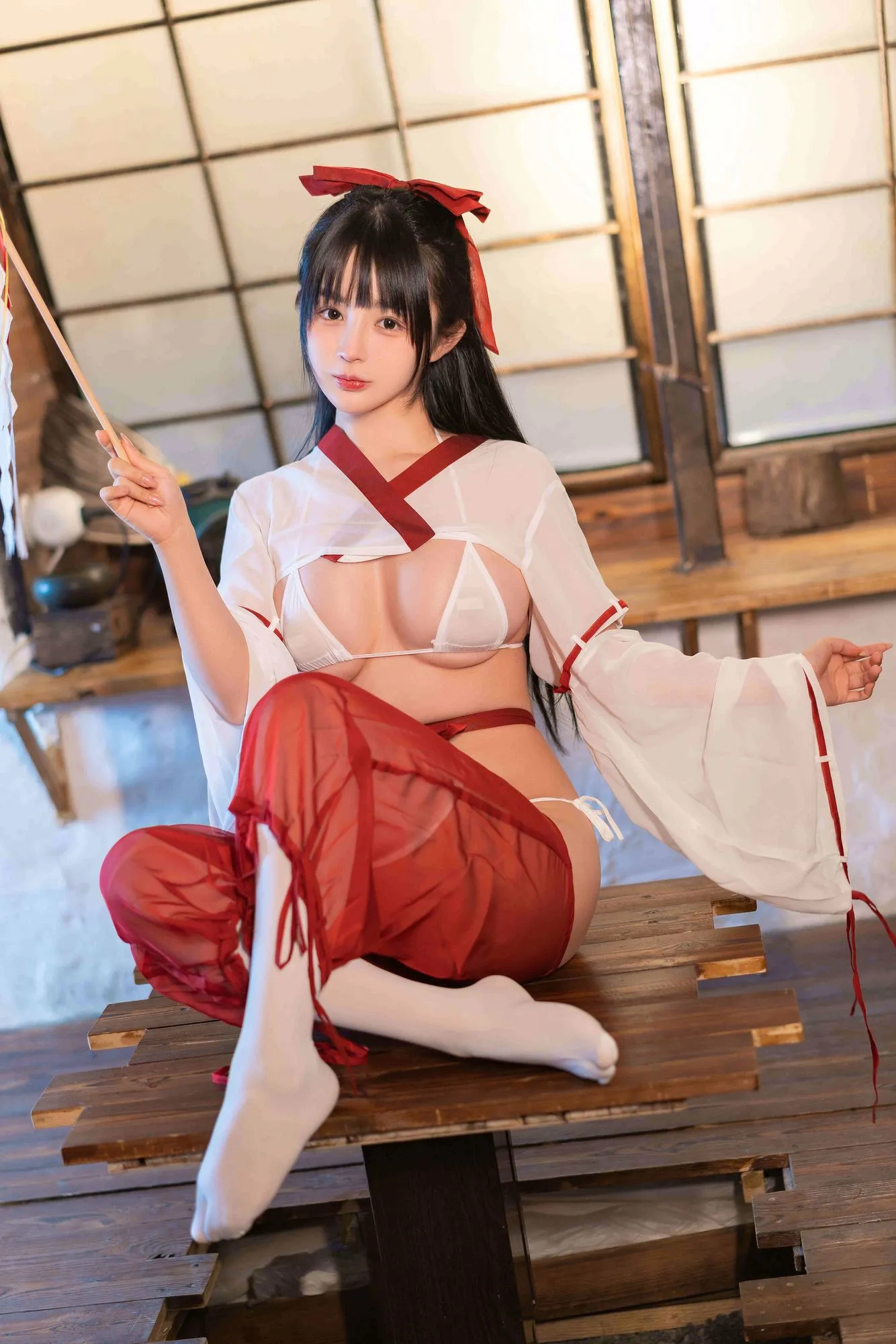 图片[3]-No.081 – 巫女 [48P]-coswz-cos王者