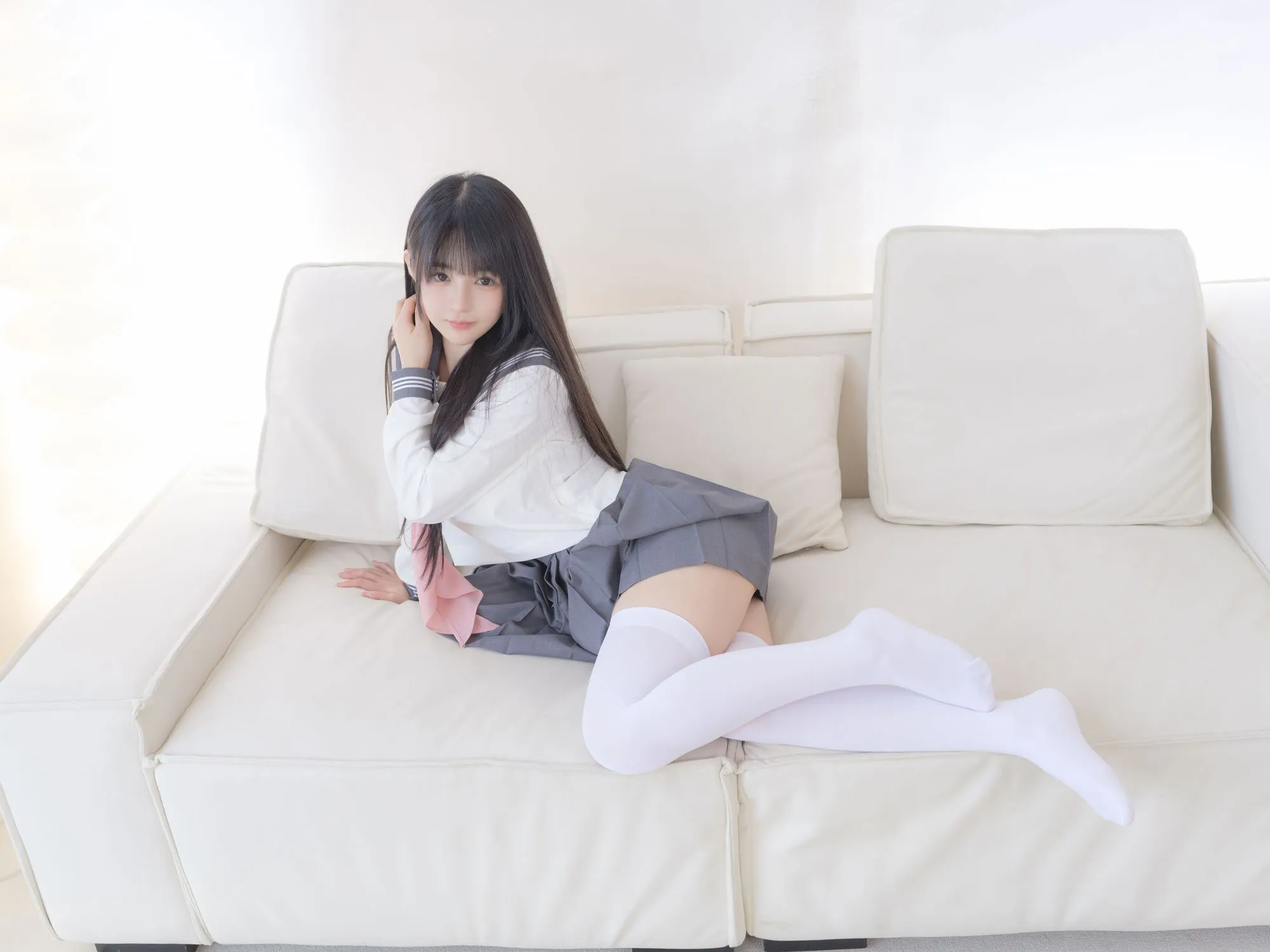 图片[3]-No.083 – 白丝JK [85P]-coswz-cos王者