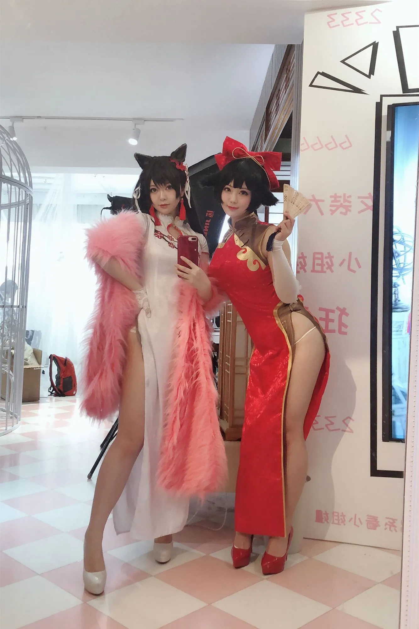 图片[4]-No.006-愛宕x高雄,チャイナ服 – 半半子 Banbanko、婉Yue [35P 1V]-coswz-cos王者
