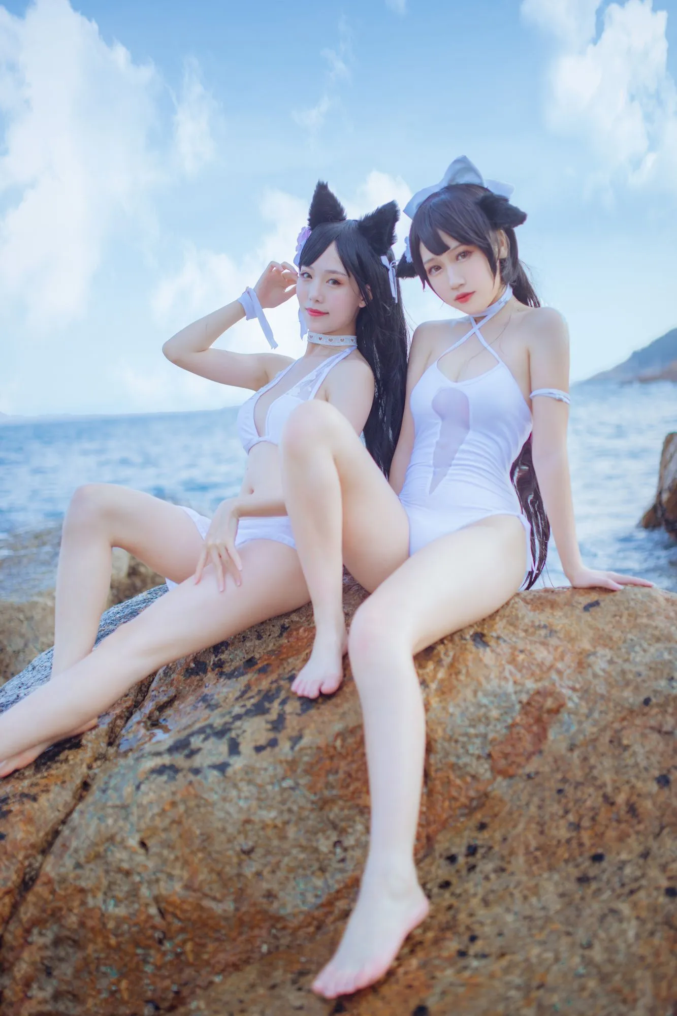 图片[3]-No.001-獒犬海边泳装 抖娘×不呆猫 [41P]-coswz-cos王者