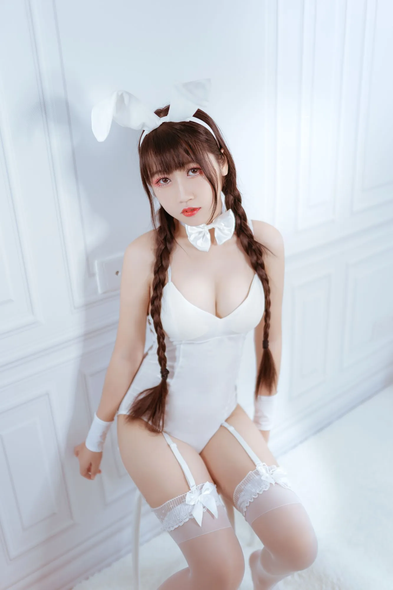 图片[2]-No.002-白色兔女郎 [28P]-coswz-cos王者
