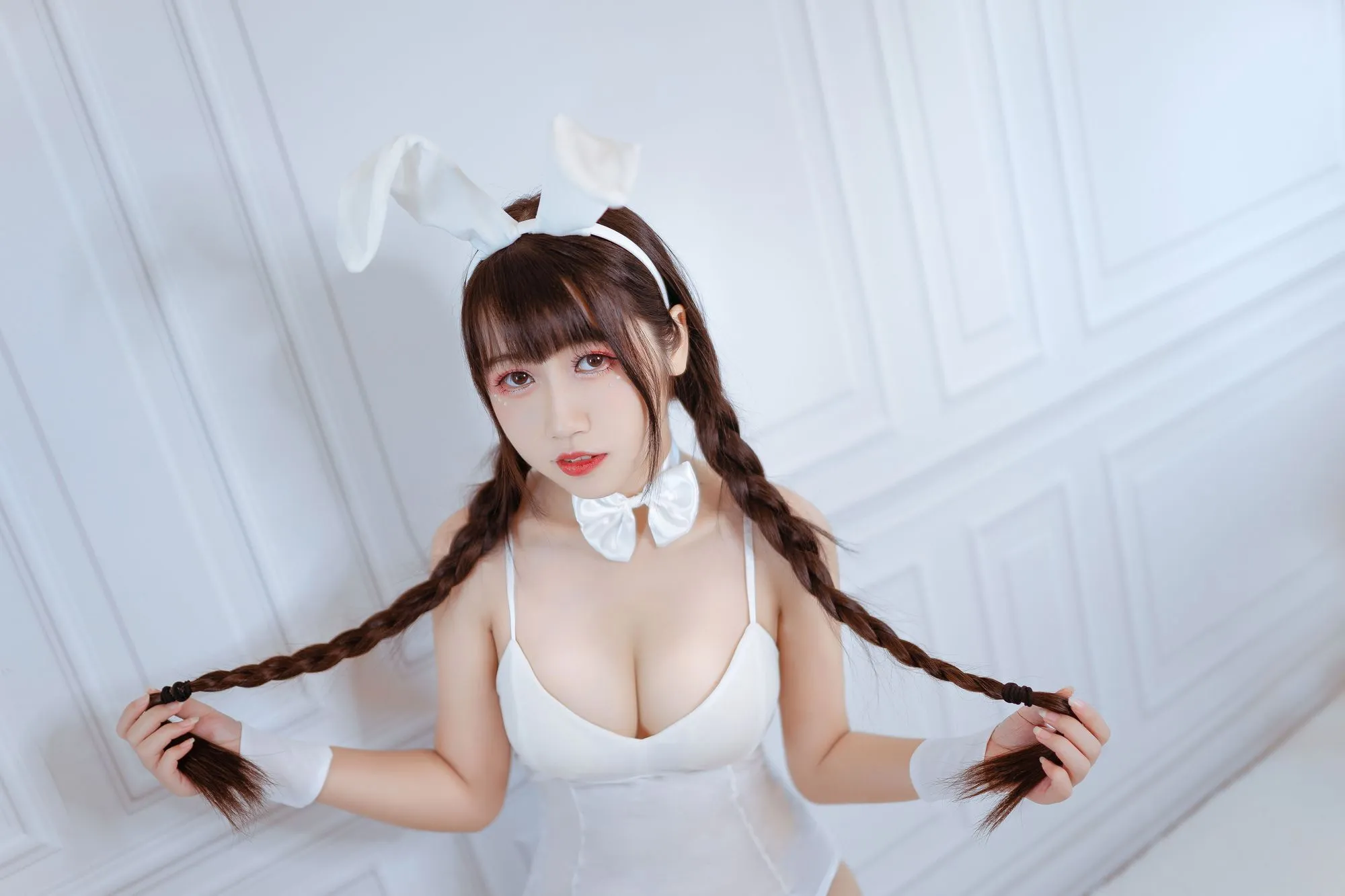 No.002-白色兔女郎 [28P]-图妖社