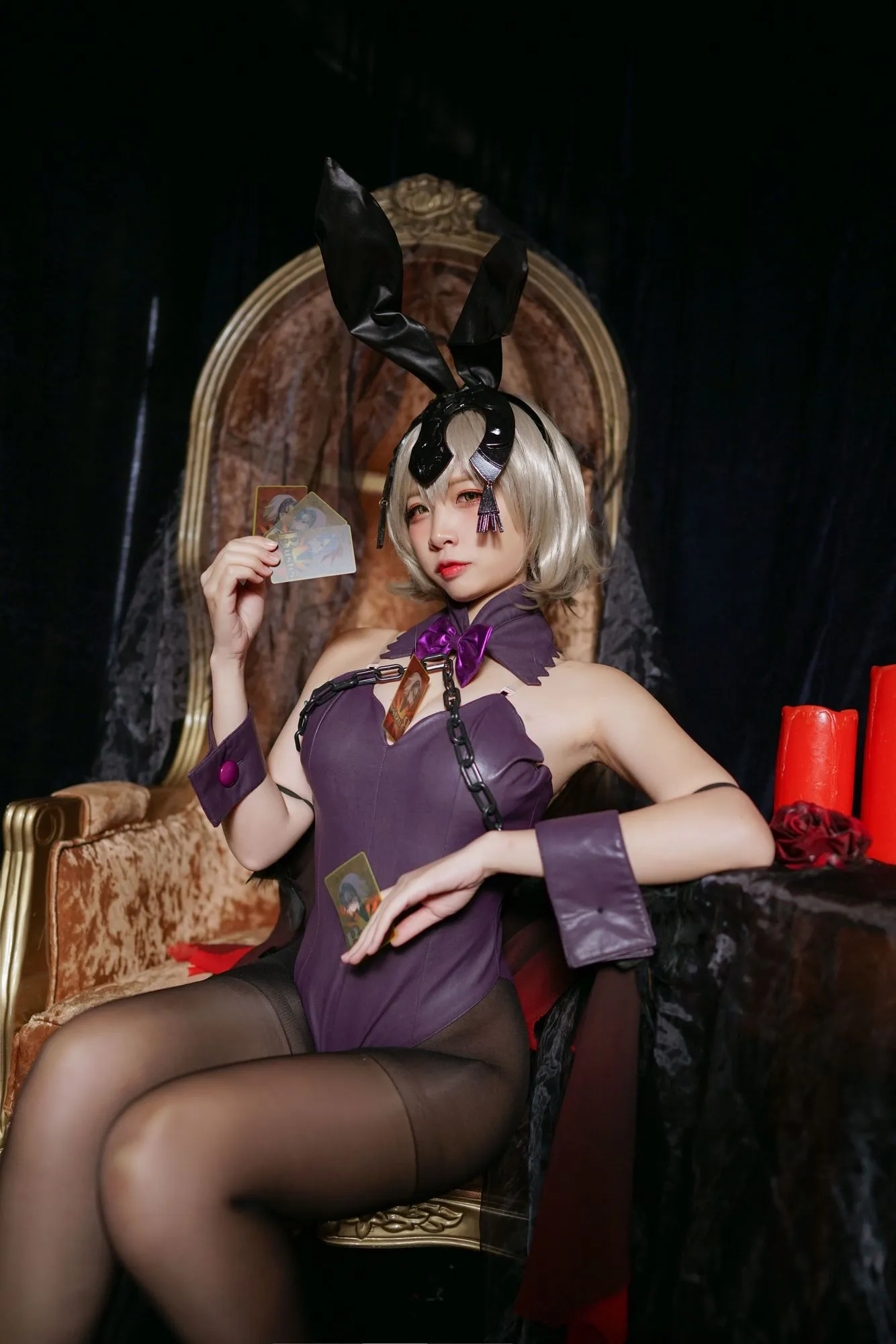 No.003-Fate黑贞兔女郎 [16P]-图妖社