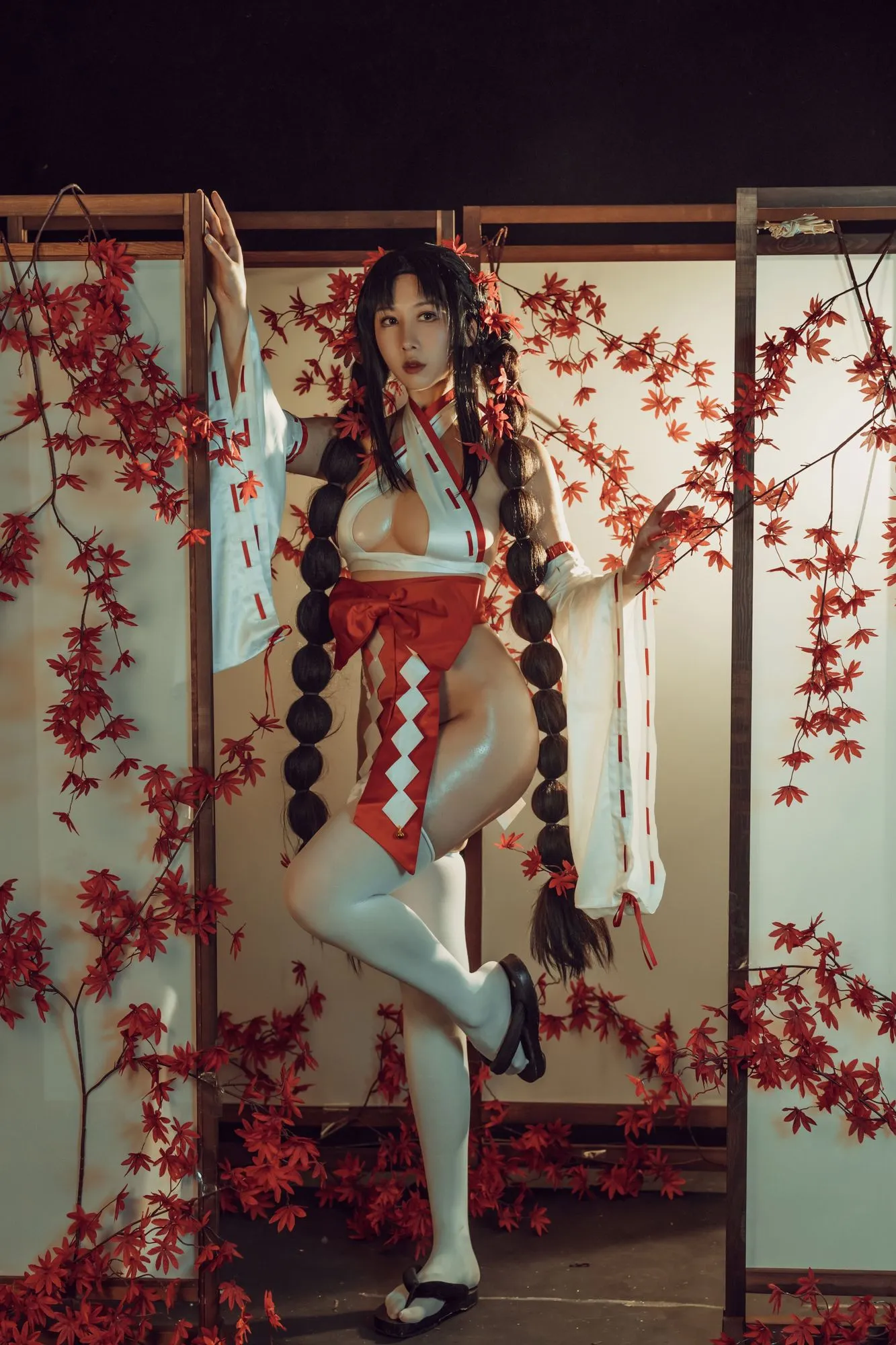 No.004-奶桃 巫女 [43P]-图妖社