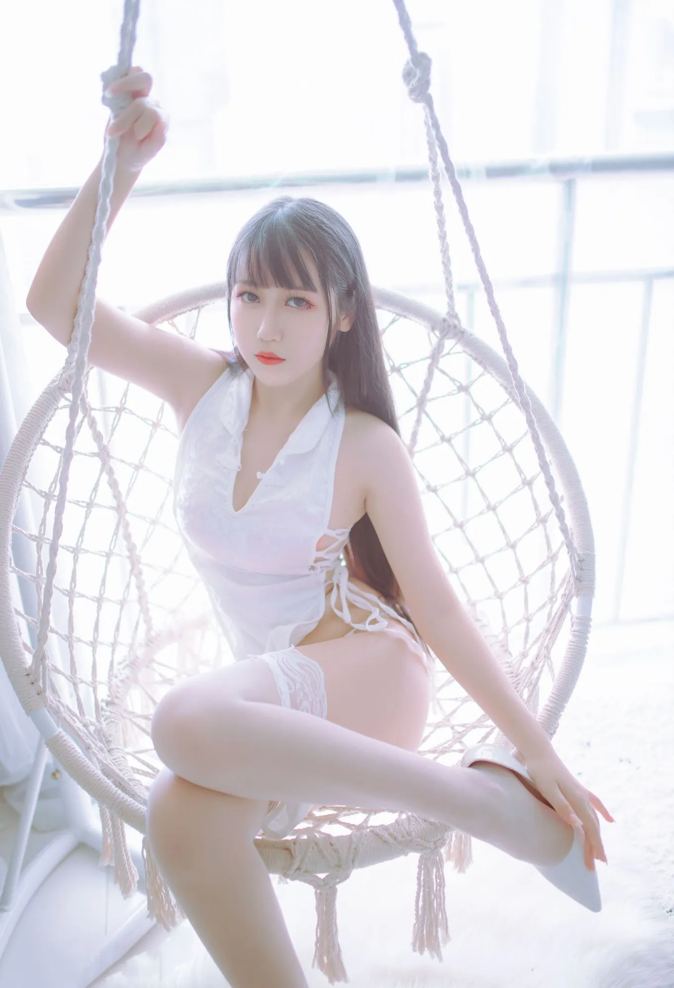 图片[2]-No.004-黑白旗袍双子 [41P]-coswz-cos王者