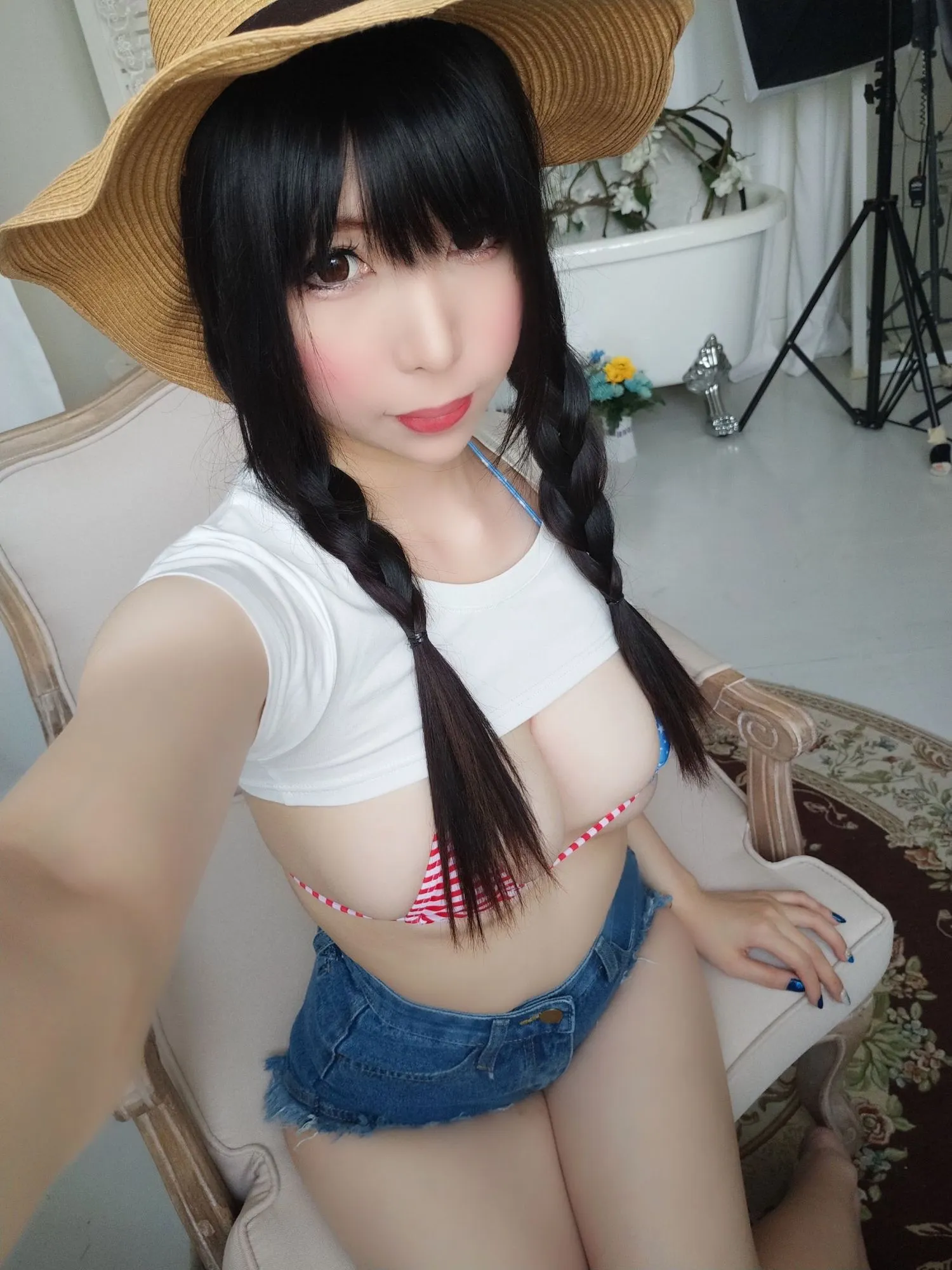 No.005-牛仔女郎 [85P 4V]-图妖社
