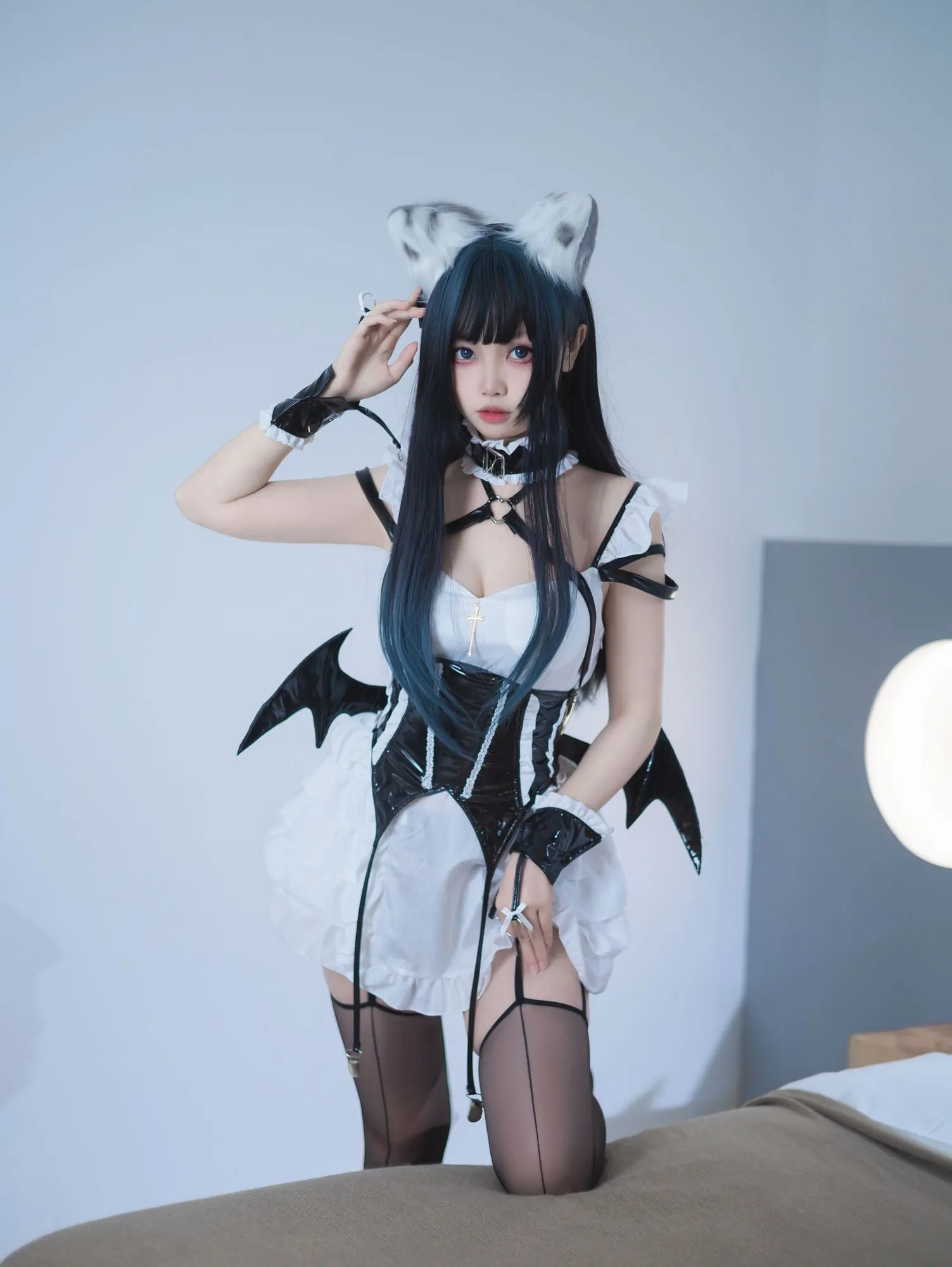 图片[2]-No.005-猫耳小恶魔 [42P 3V]-coswz-cos王者