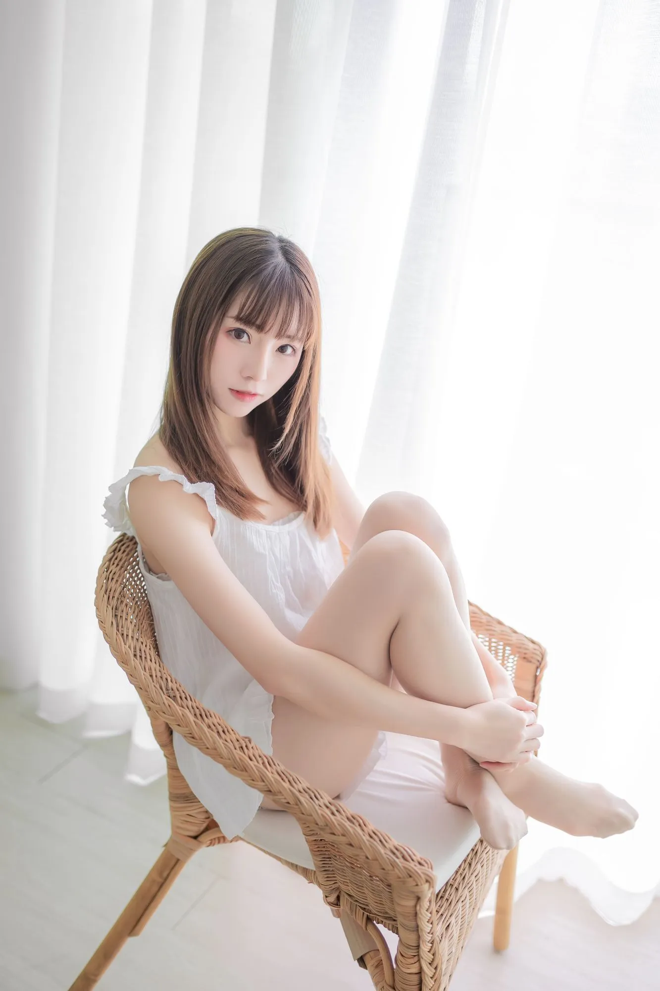 No.005-白色睡衣 [45P]-图妖社