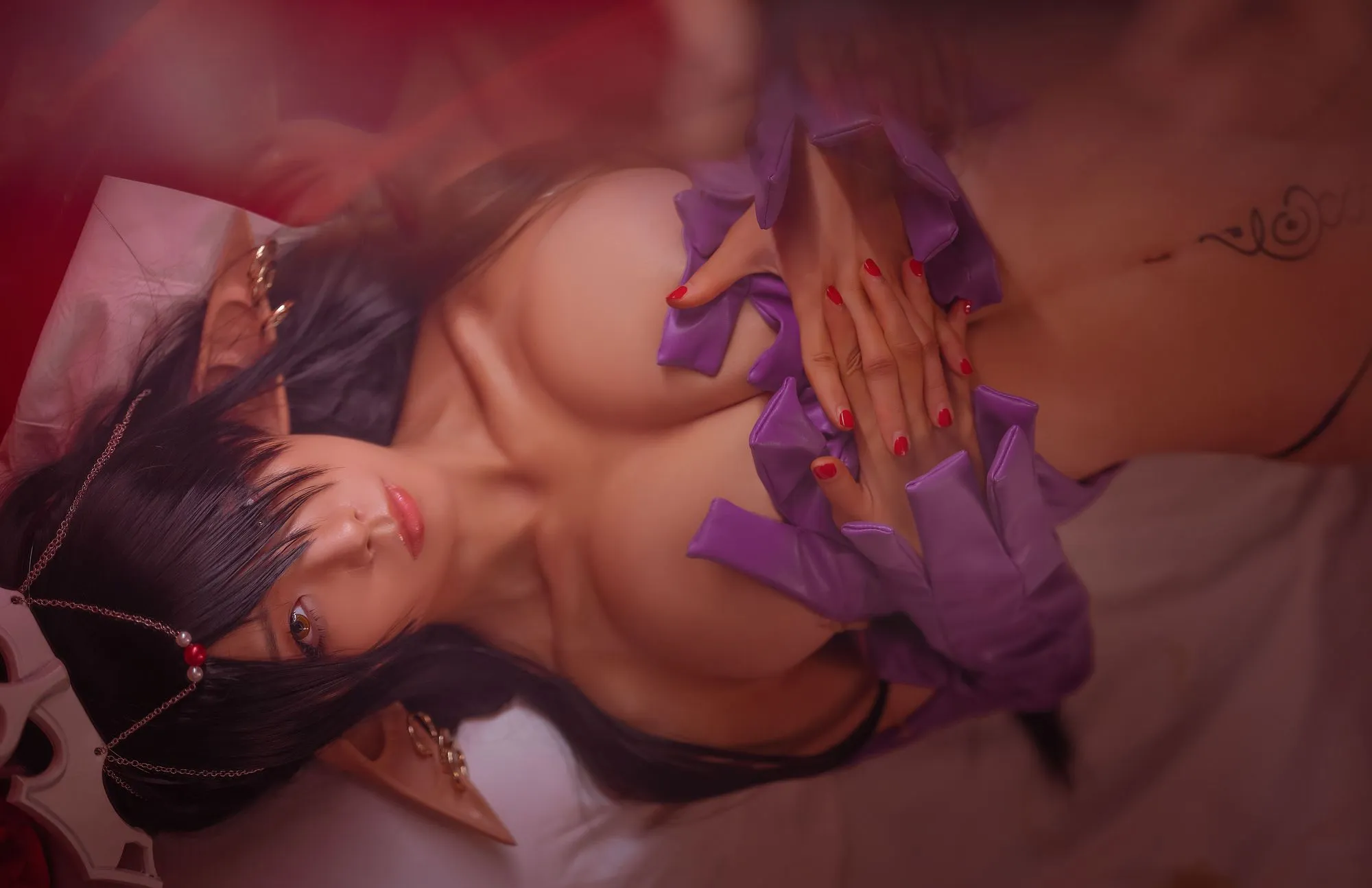 图片[6]- No.006-黒獣 黑精灵女王 [60P]-coswz-cos王者
