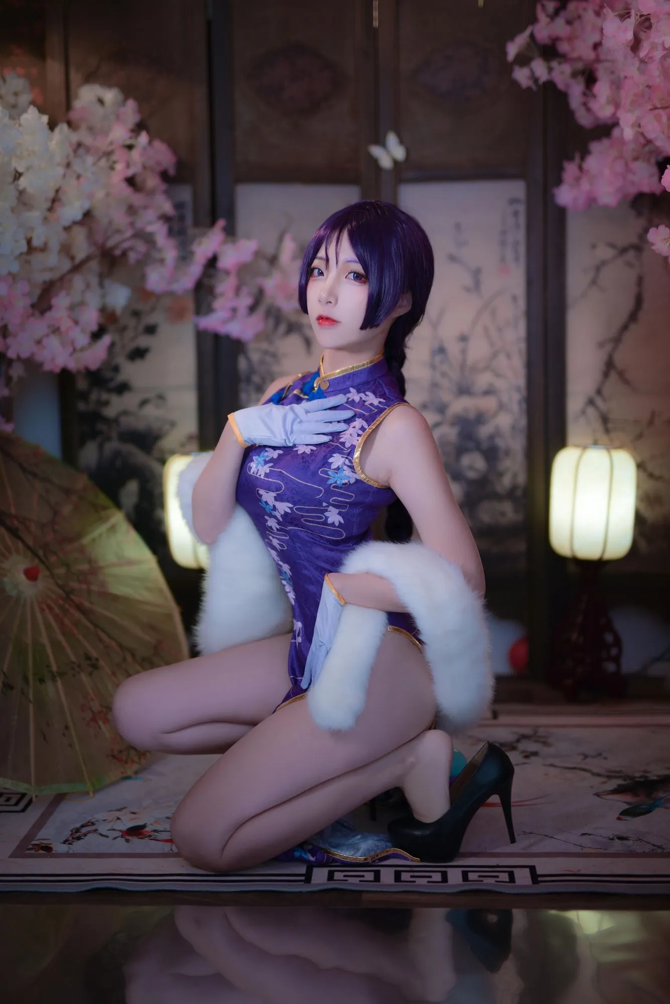 图片[2]-No.007-Fate奶光旗袍 [20P]-coswz-cos王者