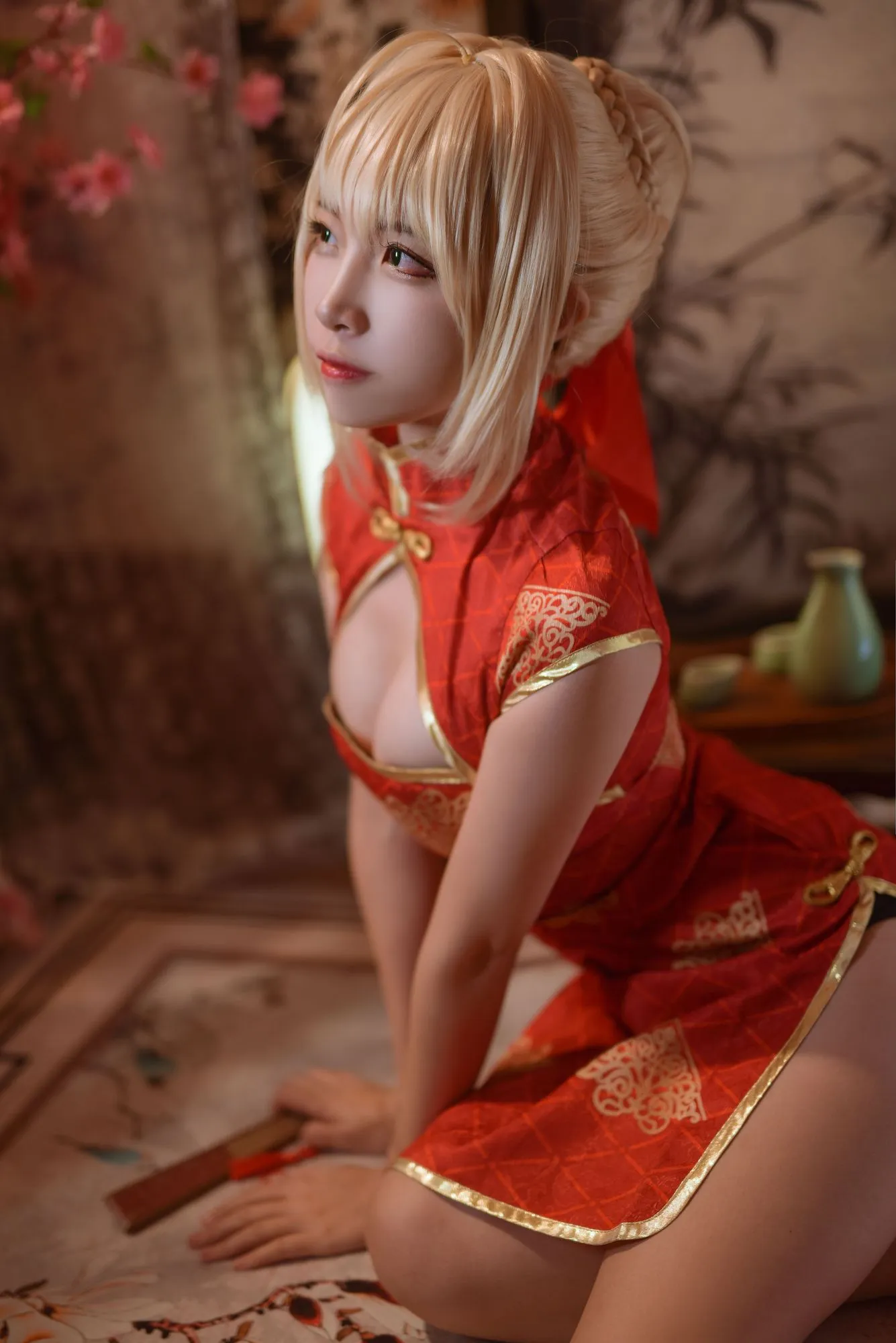 图片[2]-No.008-Fate尼禄旗袍 [20P]-coswz-cos王者