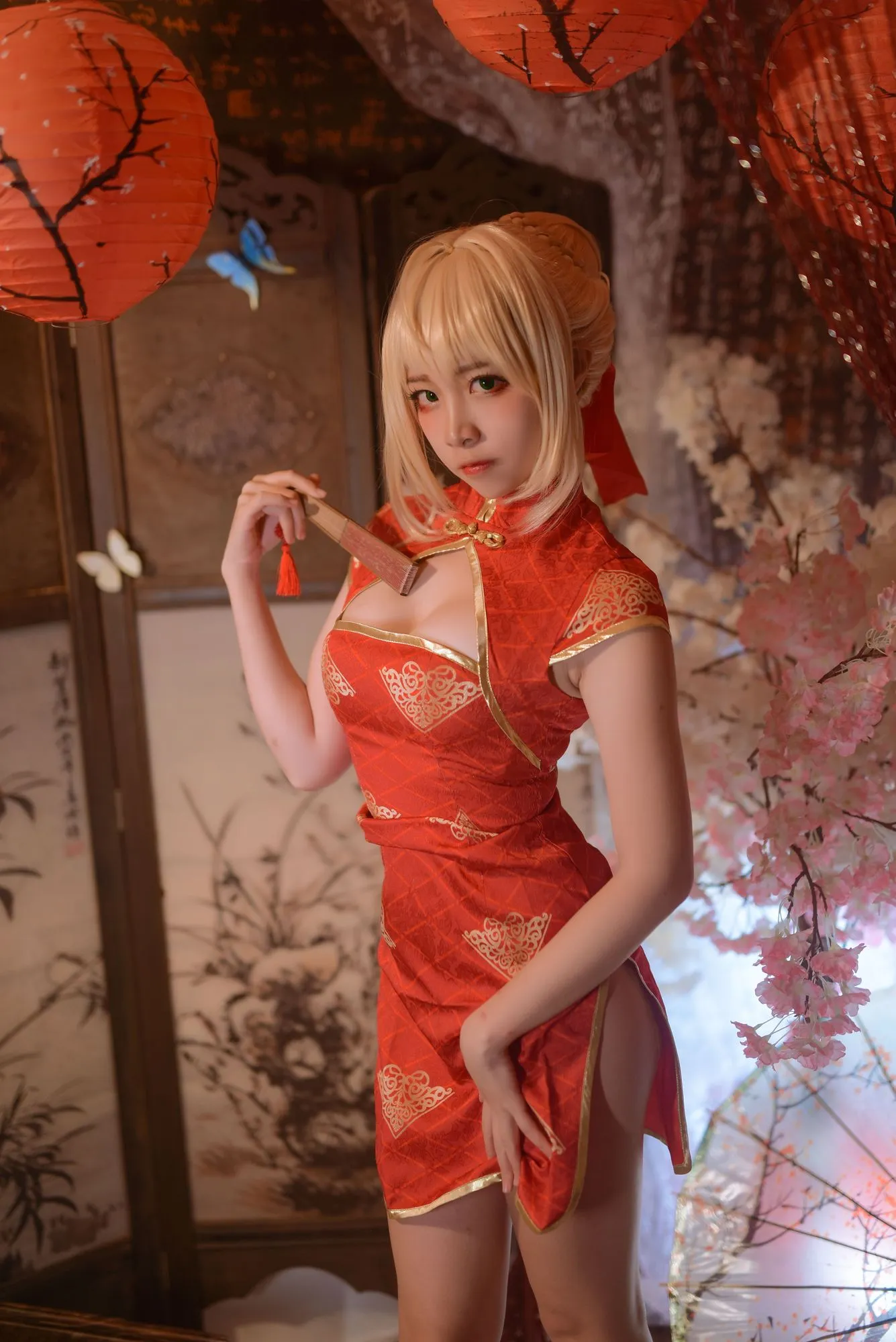 图片[5]-No.008-Fate尼禄旗袍 [20P]-coswz-cos王者