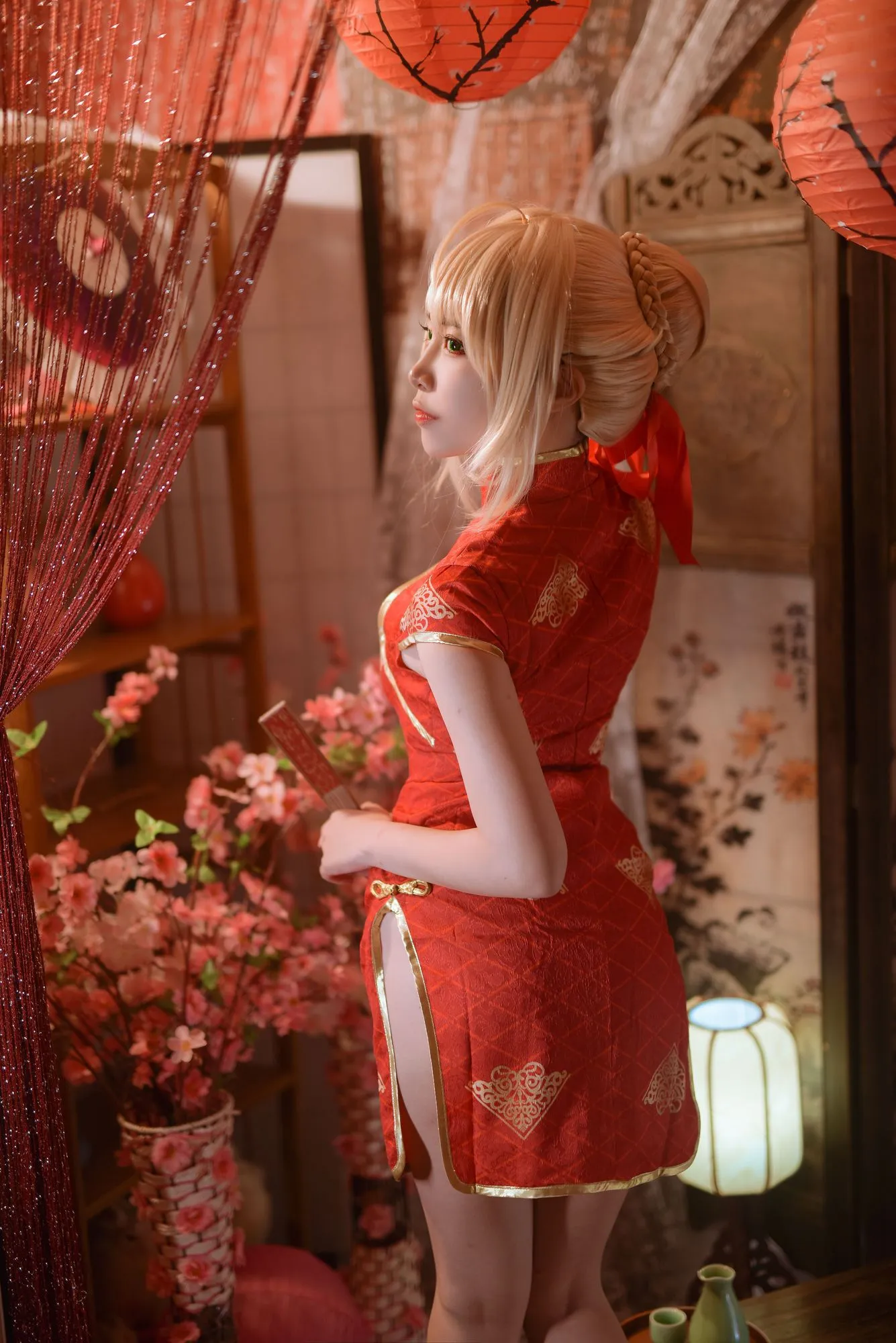 图片[4]-No.008-Fate尼禄旗袍 [20P]-coswz-cos王者