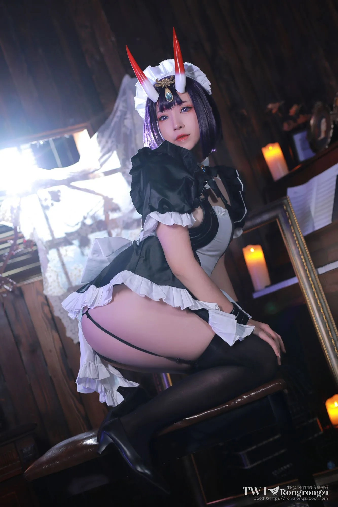 图片[3]-No.008-酒吞童子女仆 [46P 1V]-coswz-cos王者