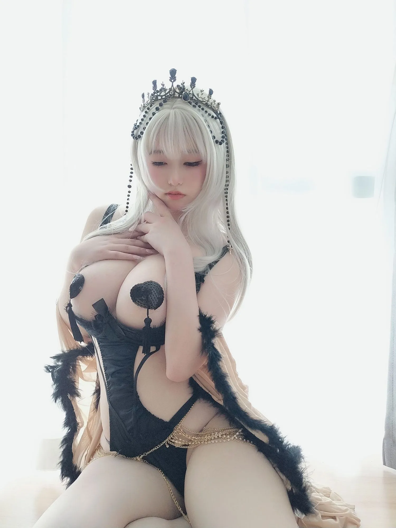 图片[2]-No.008-黑双子 [70P]-coswz-cos王者