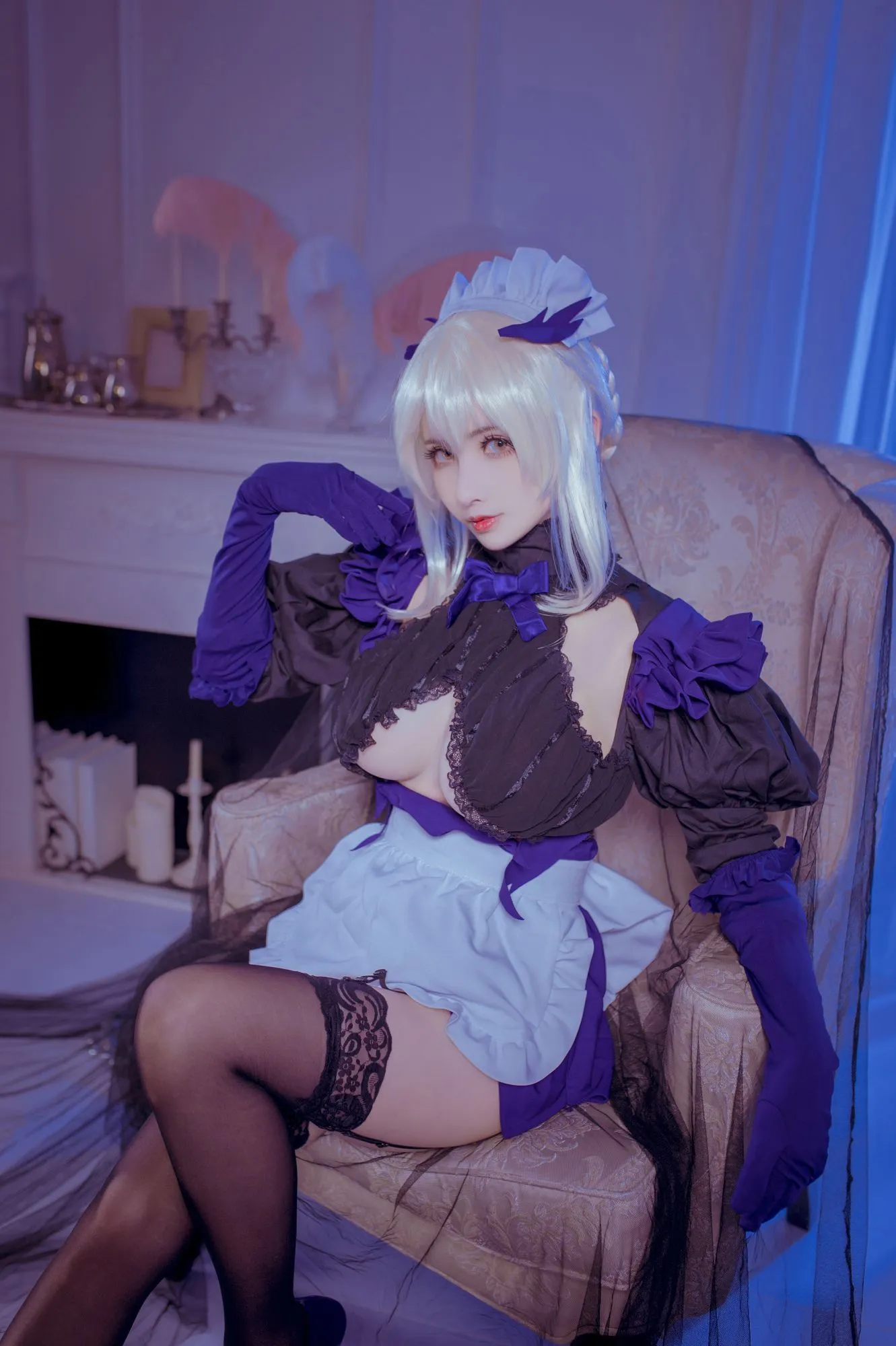 图片[3]-No.008-黑枪呆女仆 [26P 1V]-coswz-cos王者
