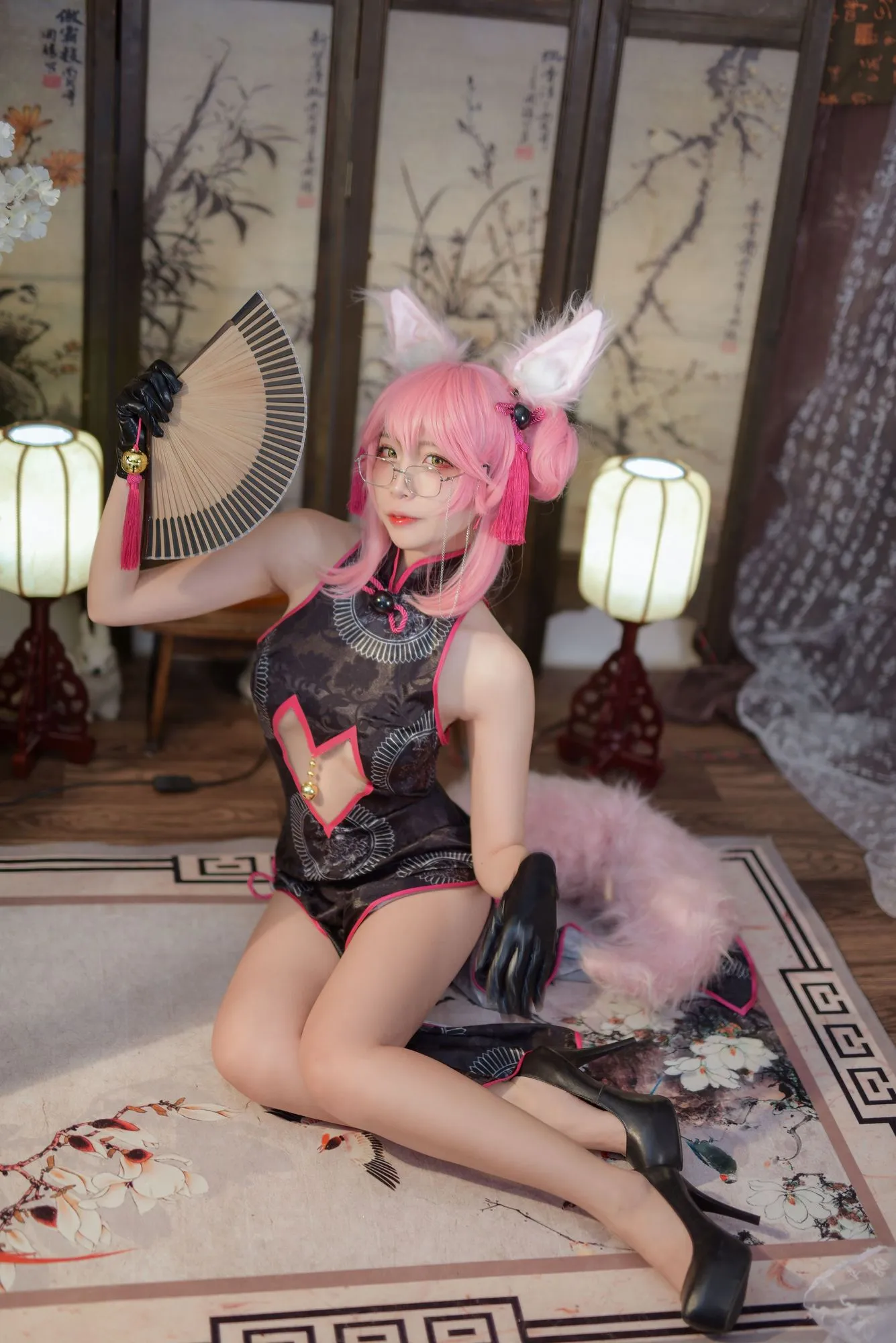 图片[3]-No.009-Fate旗袍狐 [28P]-coswz-cos王者