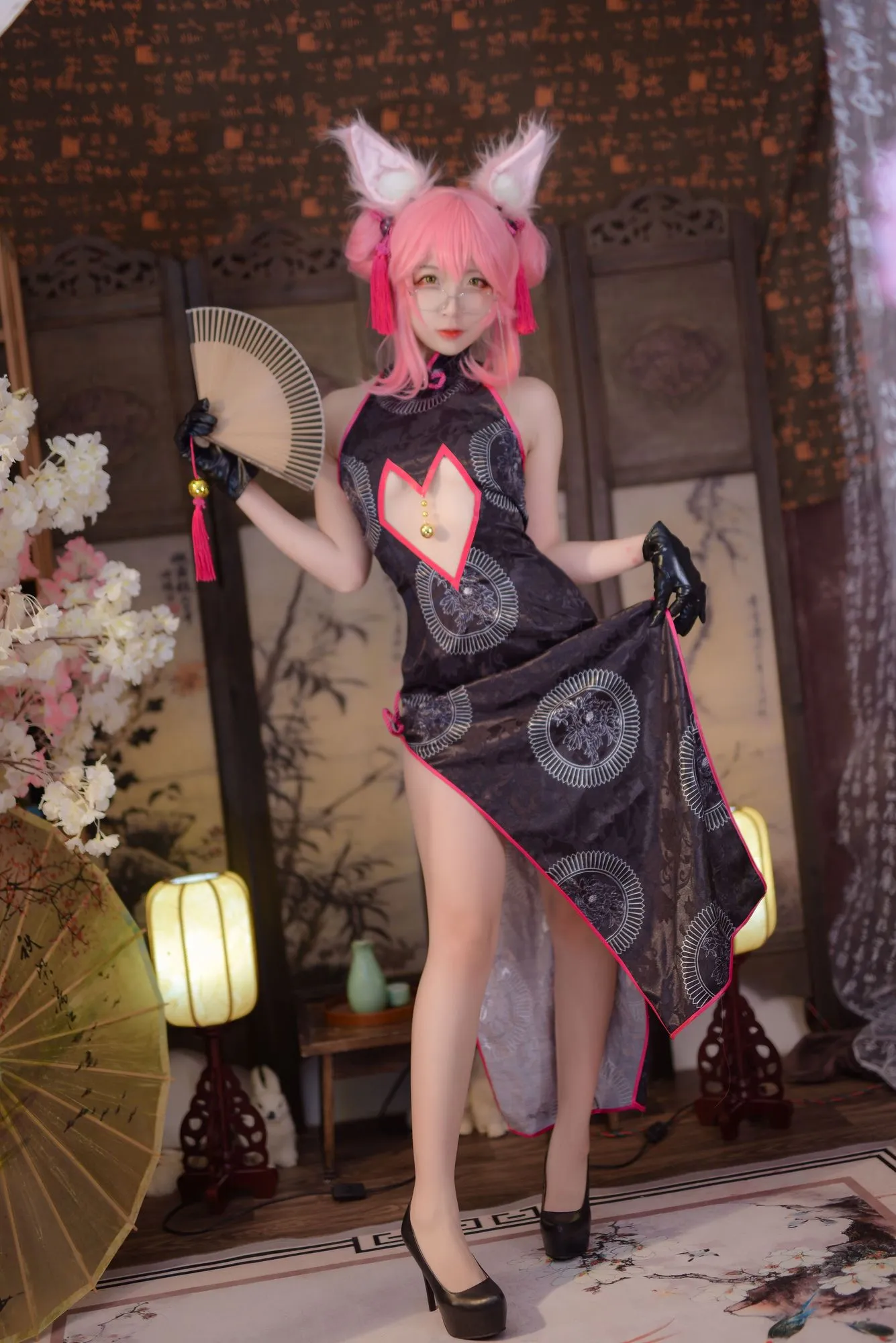 图片[2]-No.009-Fate旗袍狐 [28P]-coswz-cos王者