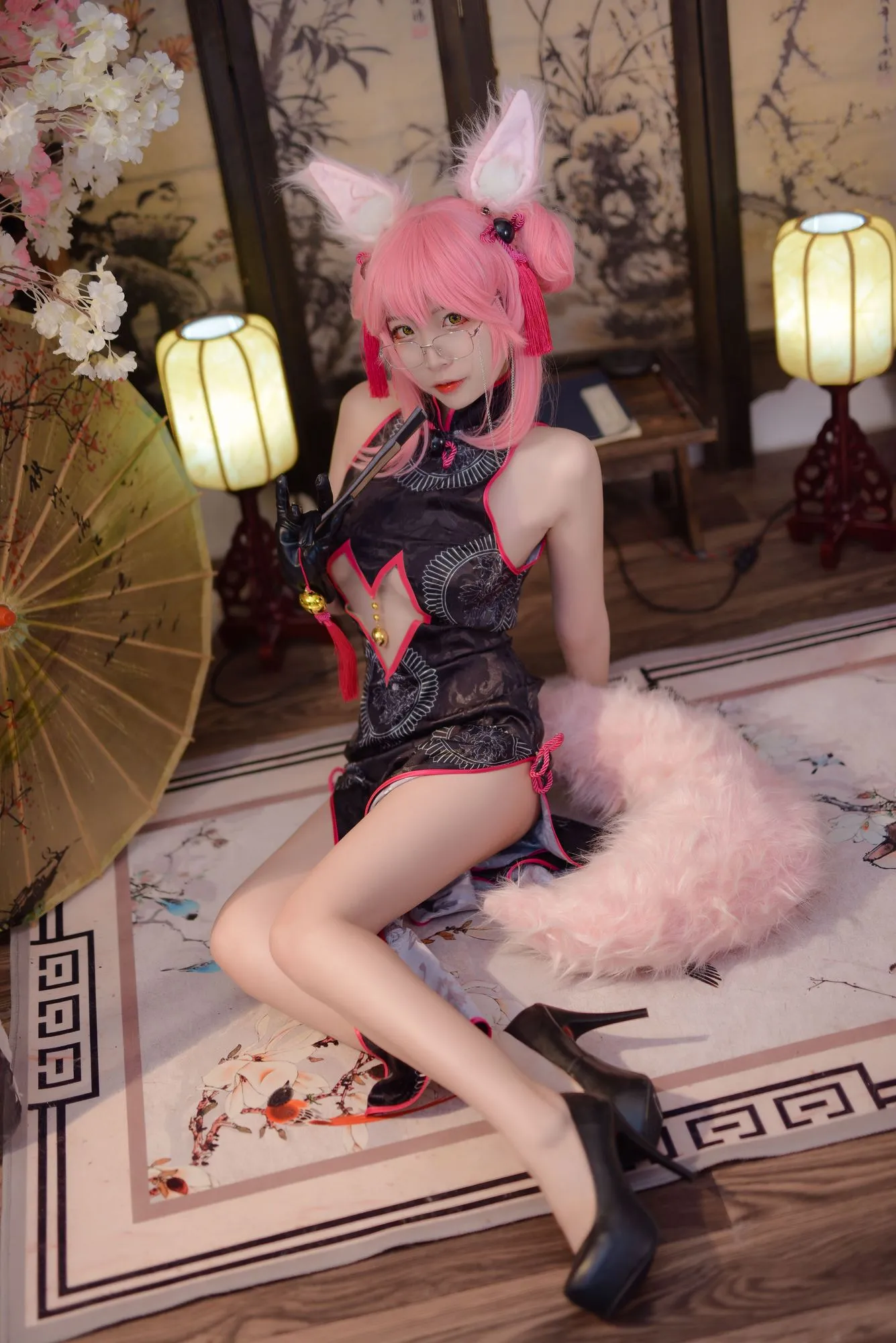 图片[4]-No.009-Fate旗袍狐 [28P]-coswz-cos王者