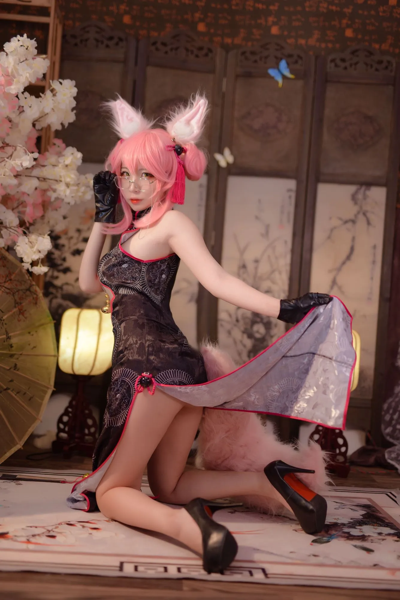 图片[5]-No.009-Fate旗袍狐 [28P]-coswz-cos王者