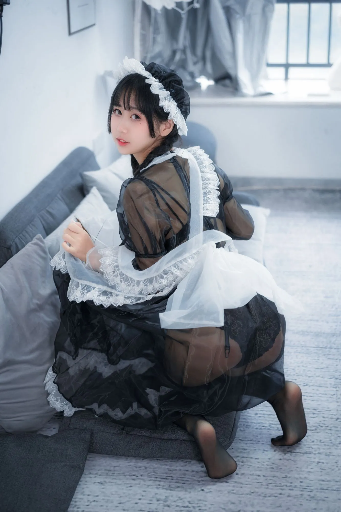 图片[2]-No.009-透明女仆 [27P]-coswz-cos王者