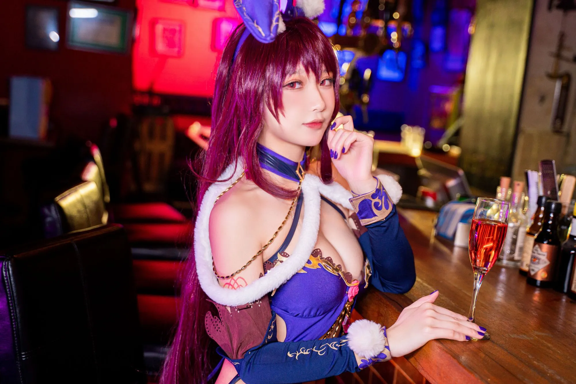 图片[3]-No.010-斯卡哈兔女郎 [32P]-coswz-cos王者