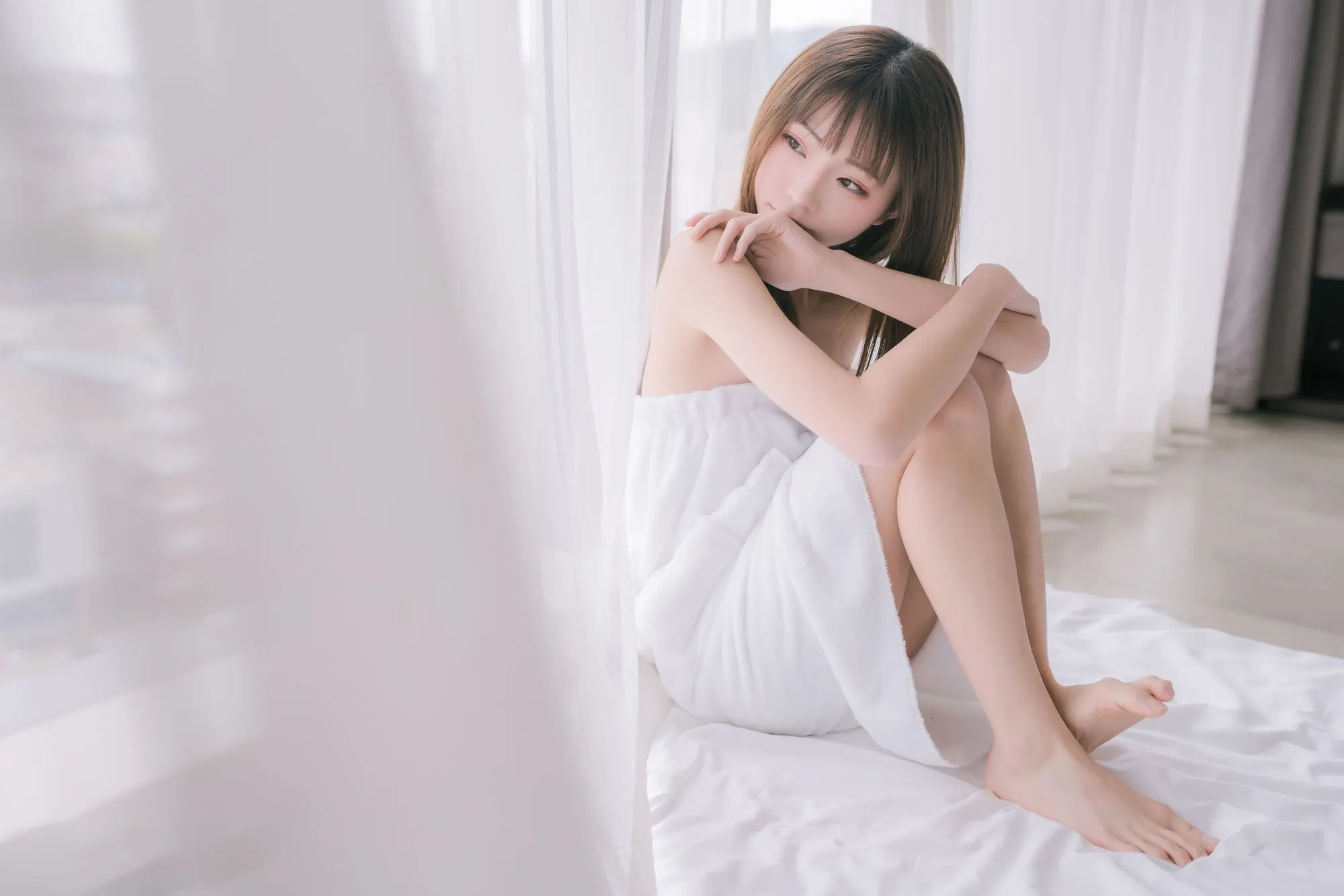 图片[4]-No.010-纯白浴巾 [44P]-coswz-cos王者