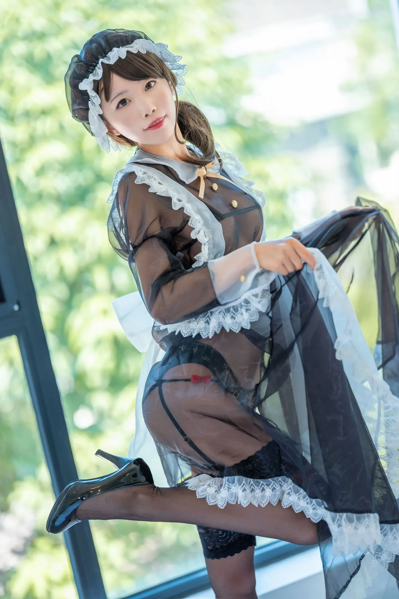 图片[2]-No.010-透明女仆 [13P 1V]-coswz-cos王者