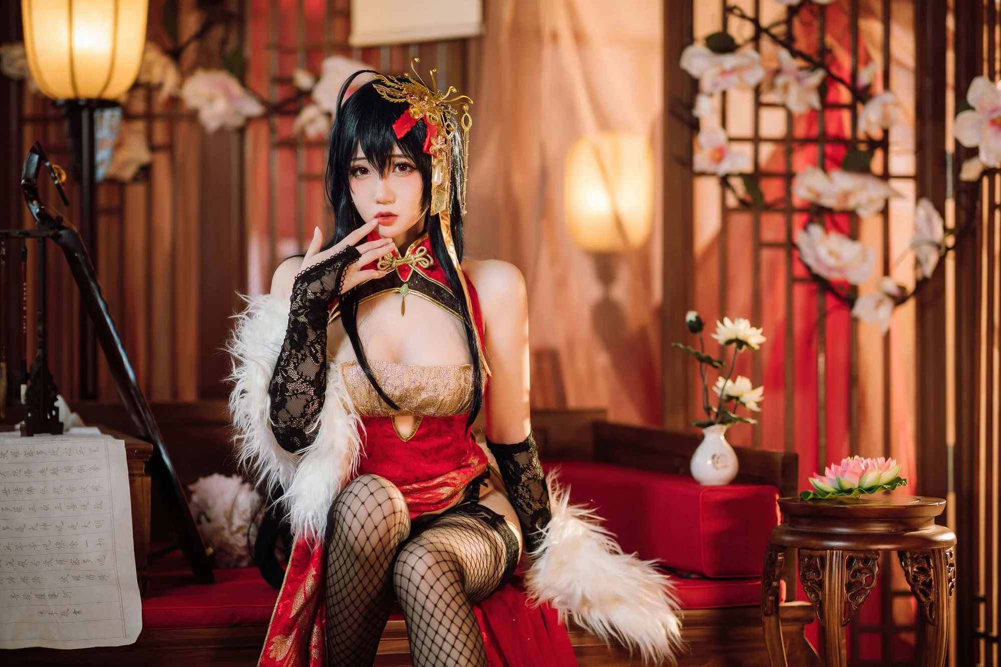 图片[3]-No.011-大凤旗袍 [20P]-coswz-cos王者