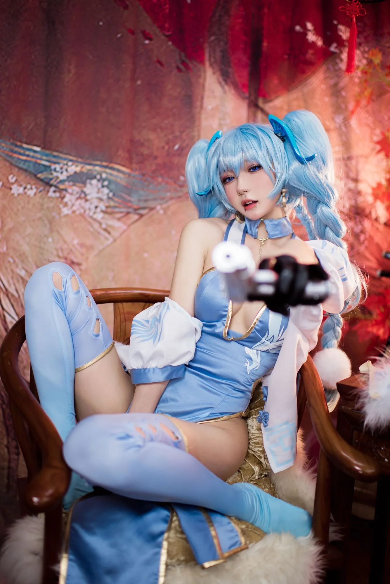 图片[4]-No.011-少女前线 PA15翠雀媚 [31P]-coswz-cos王者