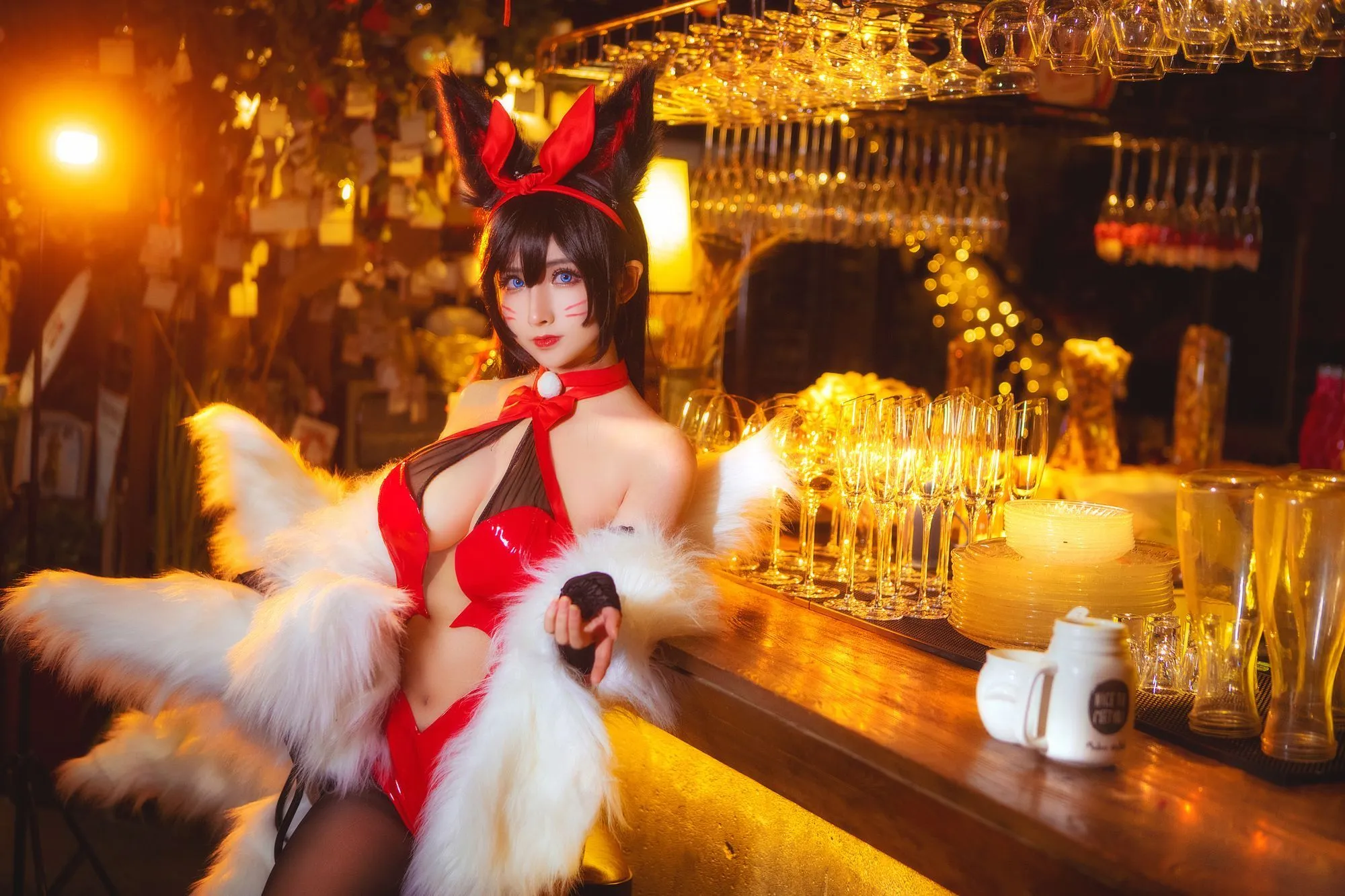 No.013-凉凉子兔女郎阿狸 [14P]-图妖社