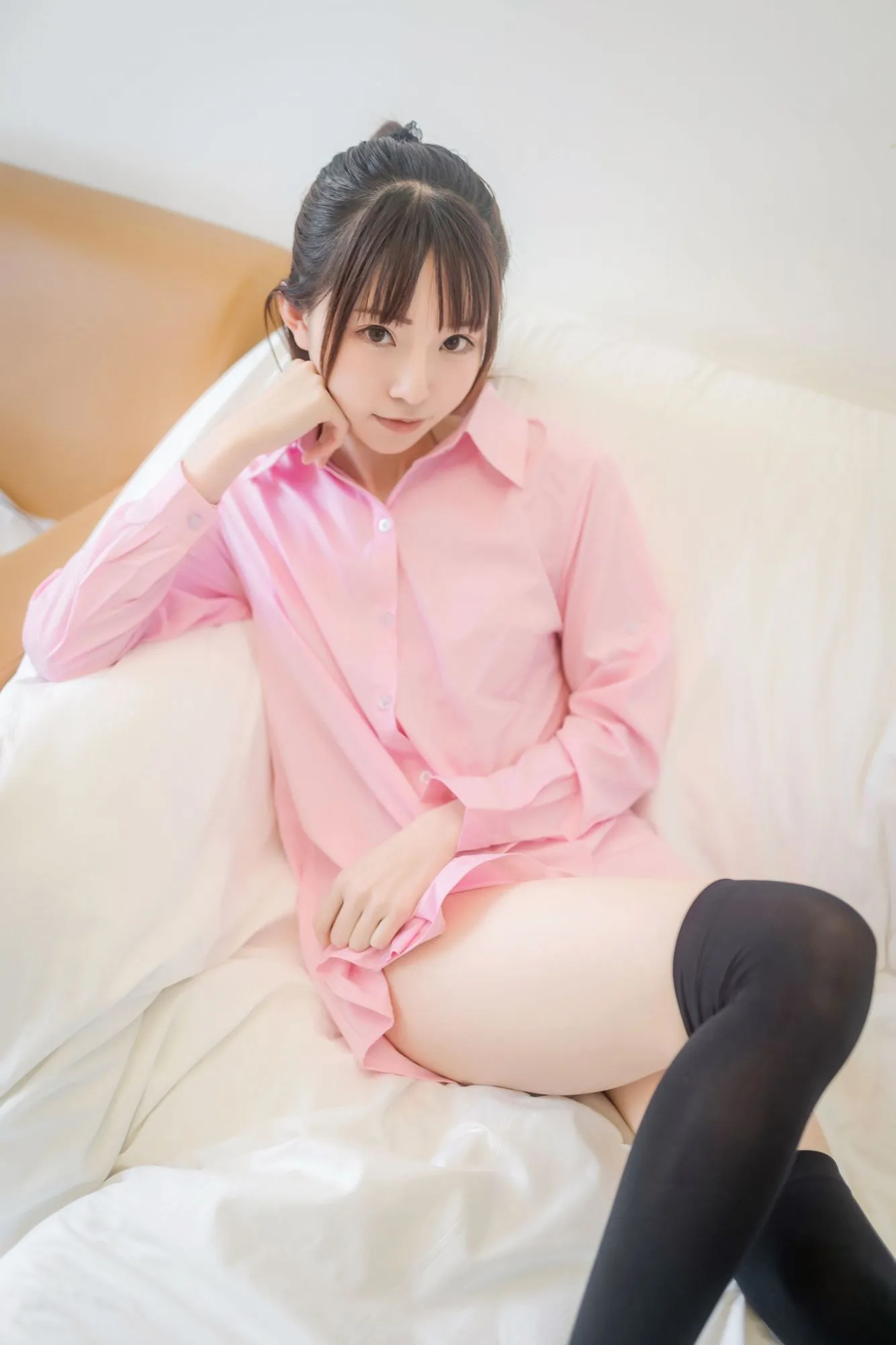 图片[6]-No.013-粉色衬衫 [38P]-coswz-cos王者