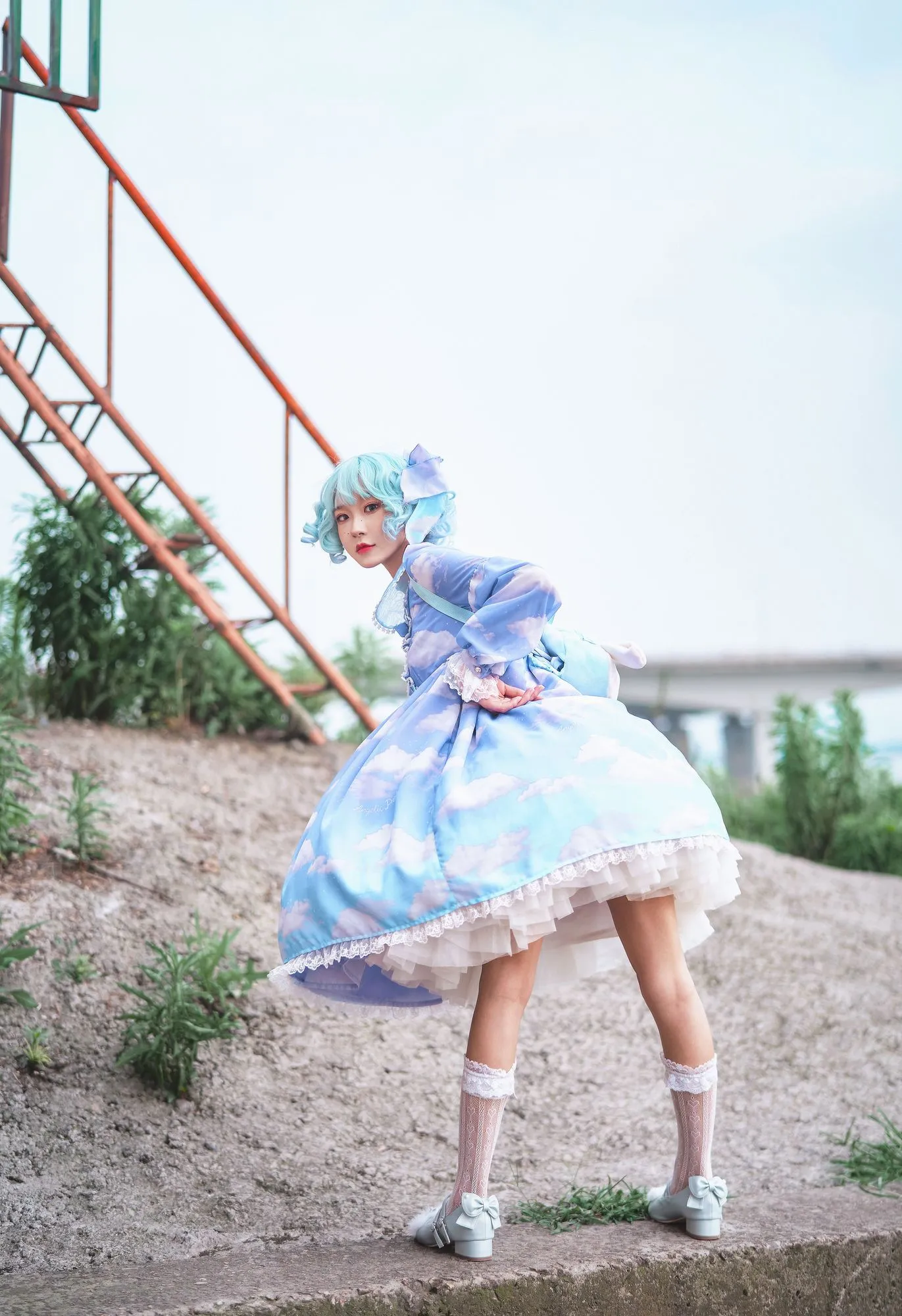 No.016-lolita蓝裙 [9P]-图妖社
