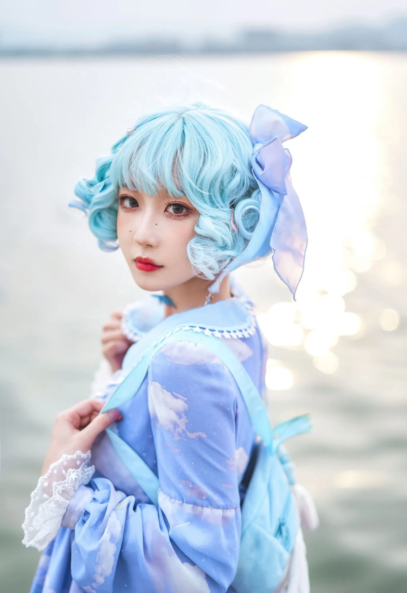 图片[6]-No.016-lolita蓝裙 [9P]-coswz-cos王者