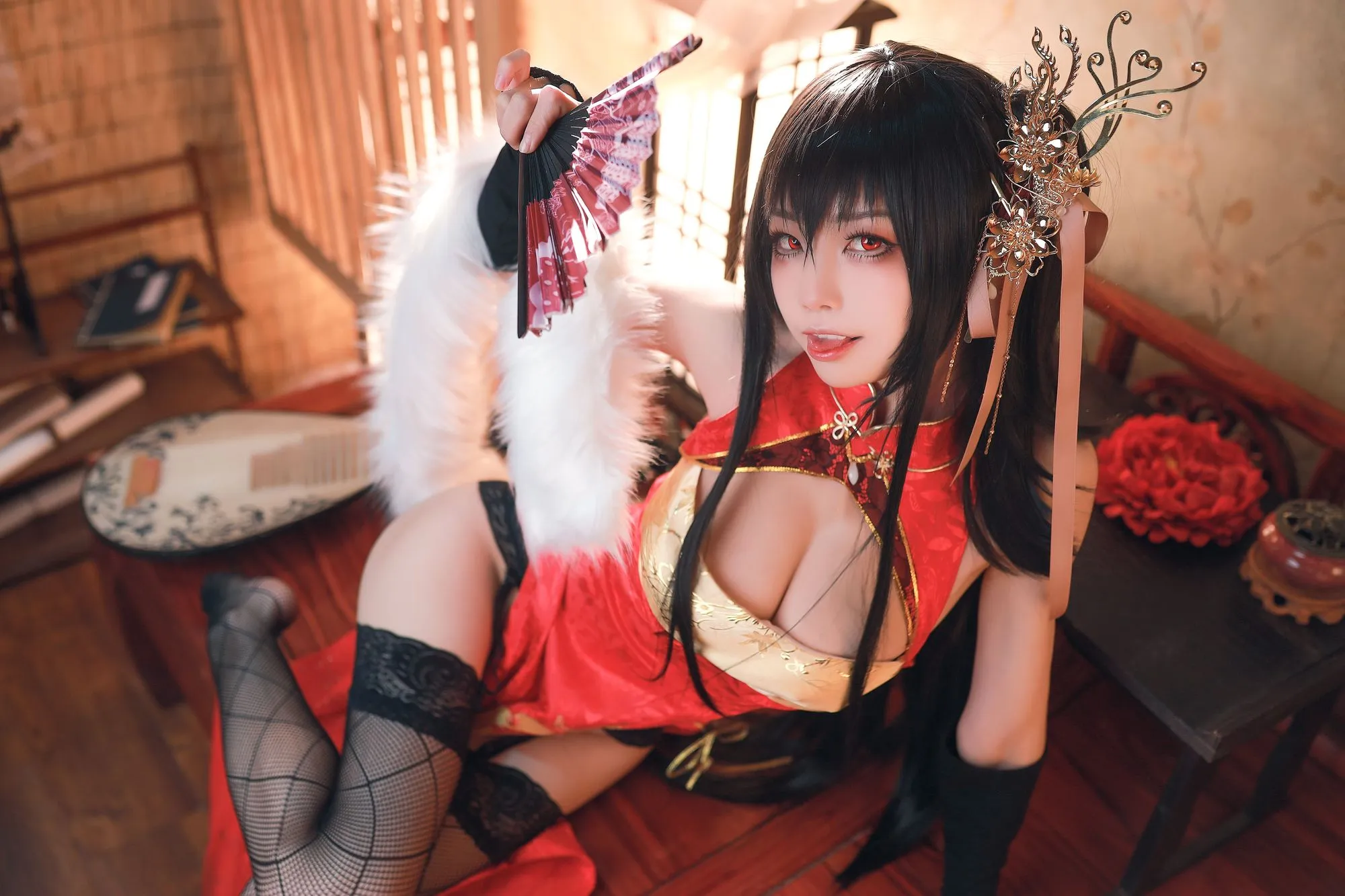 图片[5]-No.016-大鳳 旗袍 [40P]-coswz-cos王者