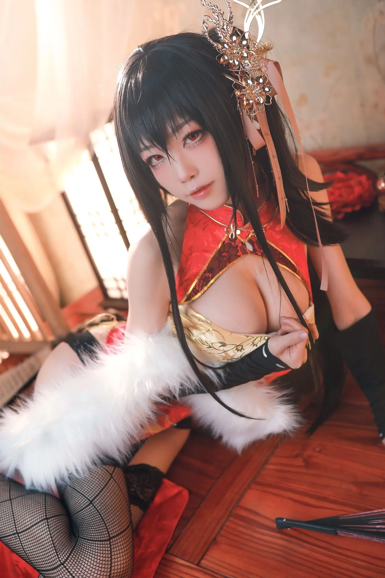 图片[4]-No.016-大鳳 旗袍 [40P]-coswz-cos王者