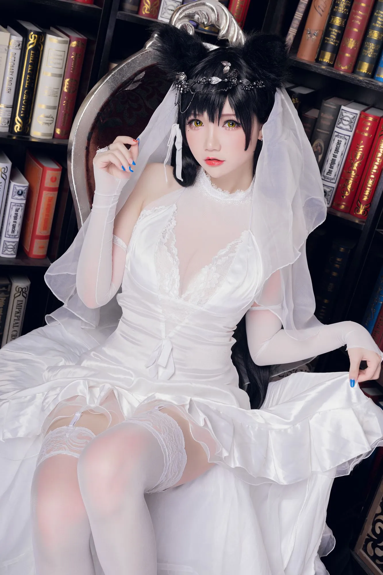 图片[3]-No.016-自撮りVol.7 爱宕花嫁 [19P]-coswz-cos王者