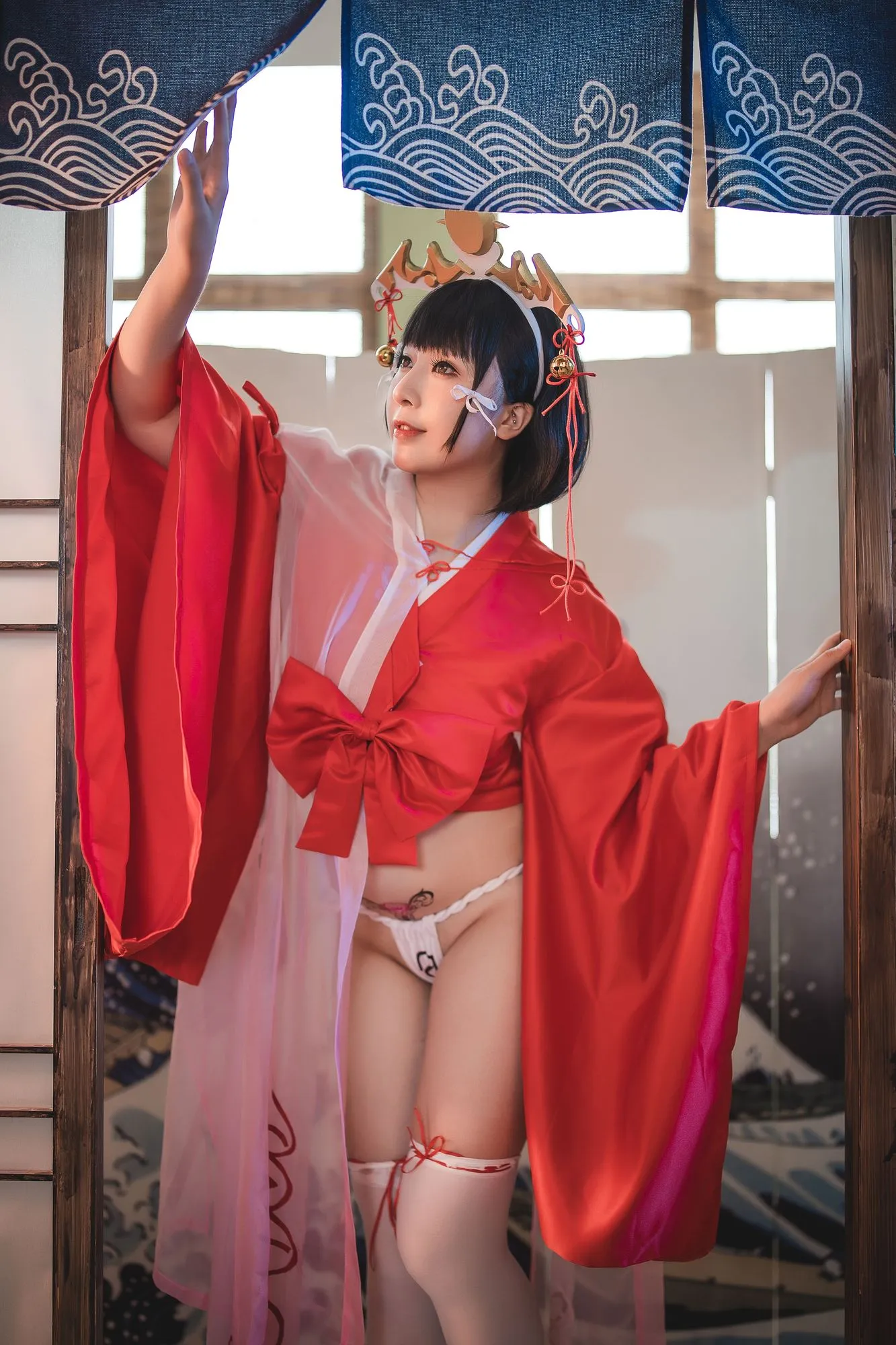 图片[2]-No.016-黑兽巫女 辉夜 [31P]-coswz-cos王者