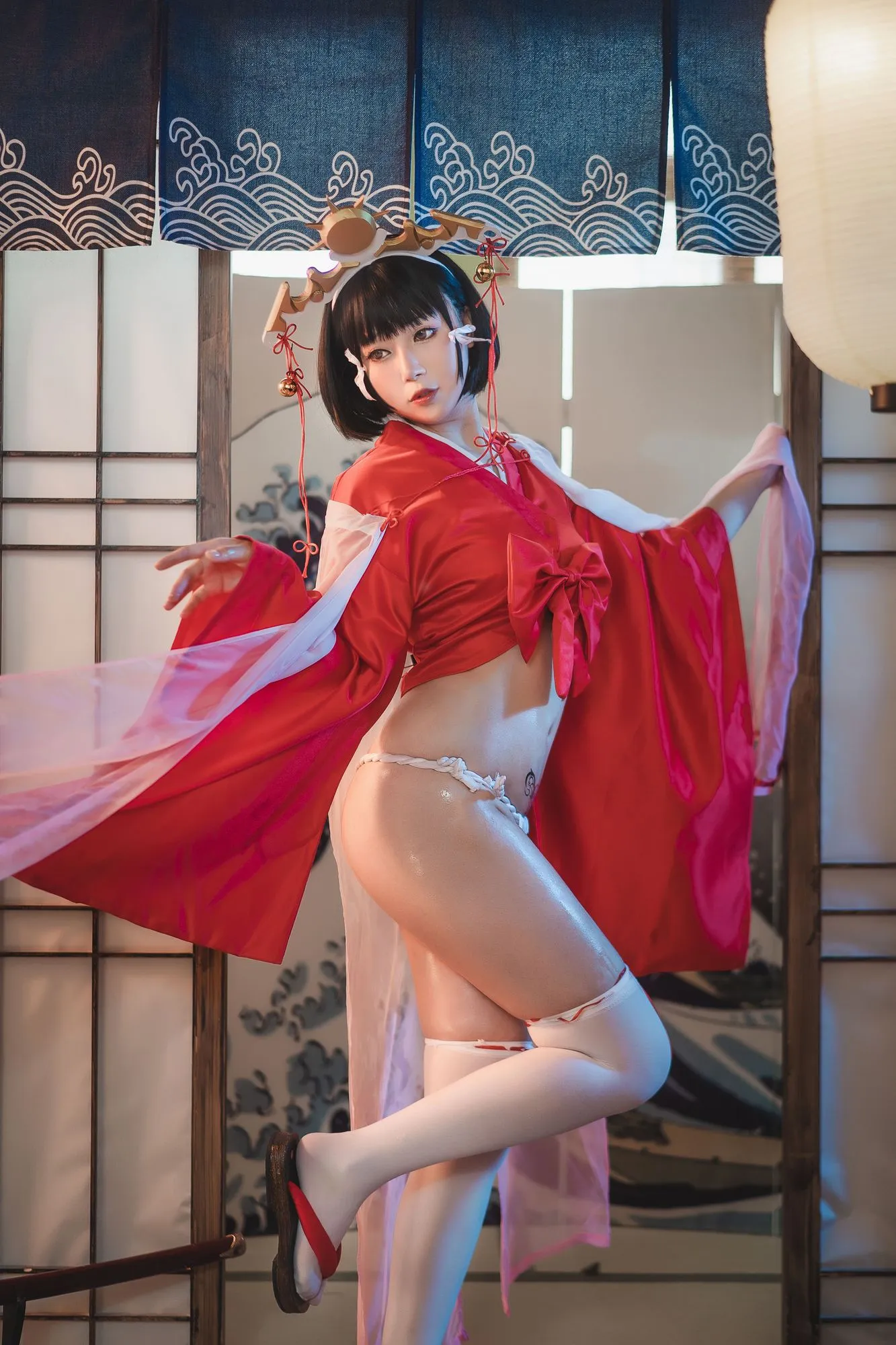 图片[3]-No.016-黑兽巫女 辉夜 [31P]-coswz-cos王者